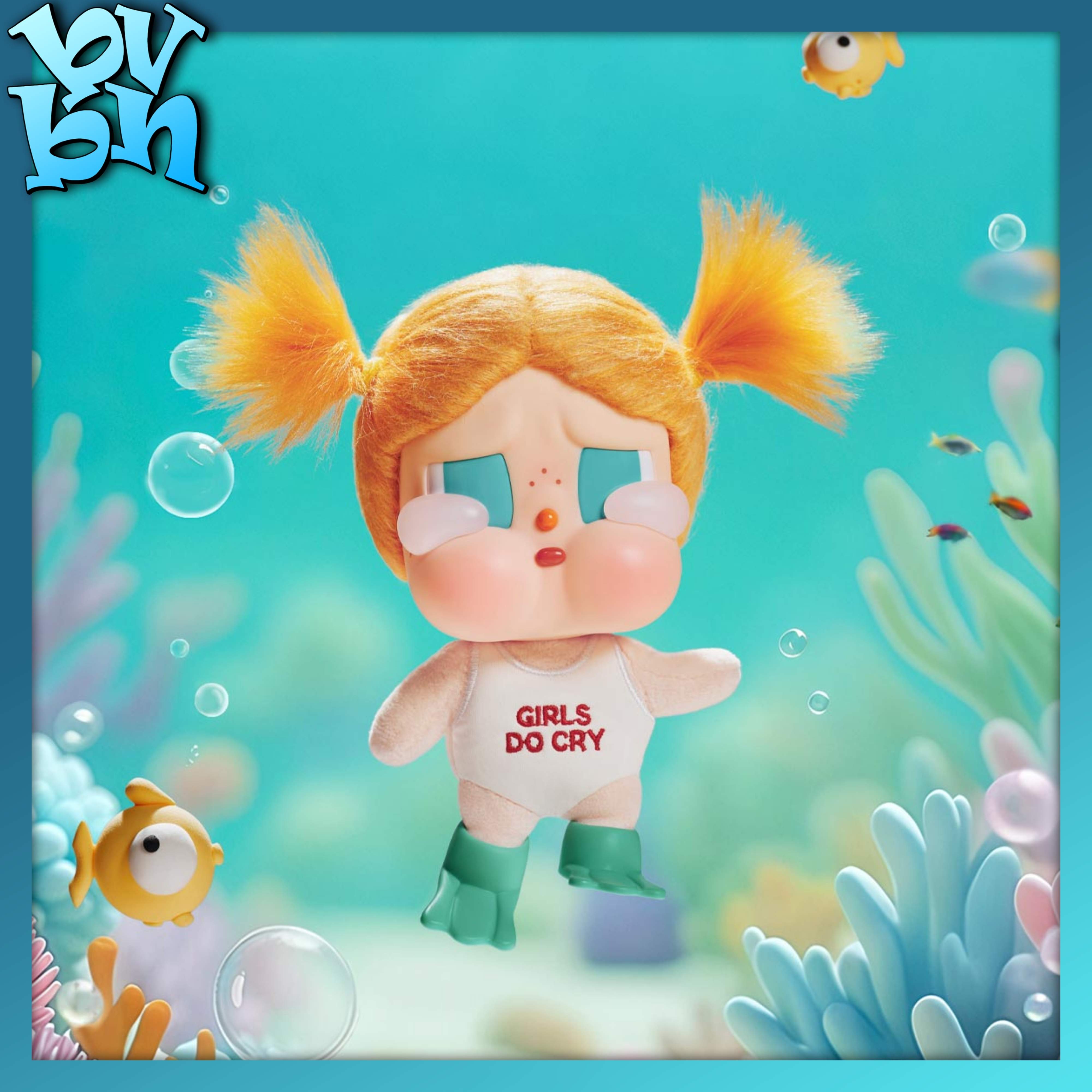 CRYBABY Vacation Mode On Series-Vinyl Plush Pendant Blind Box
