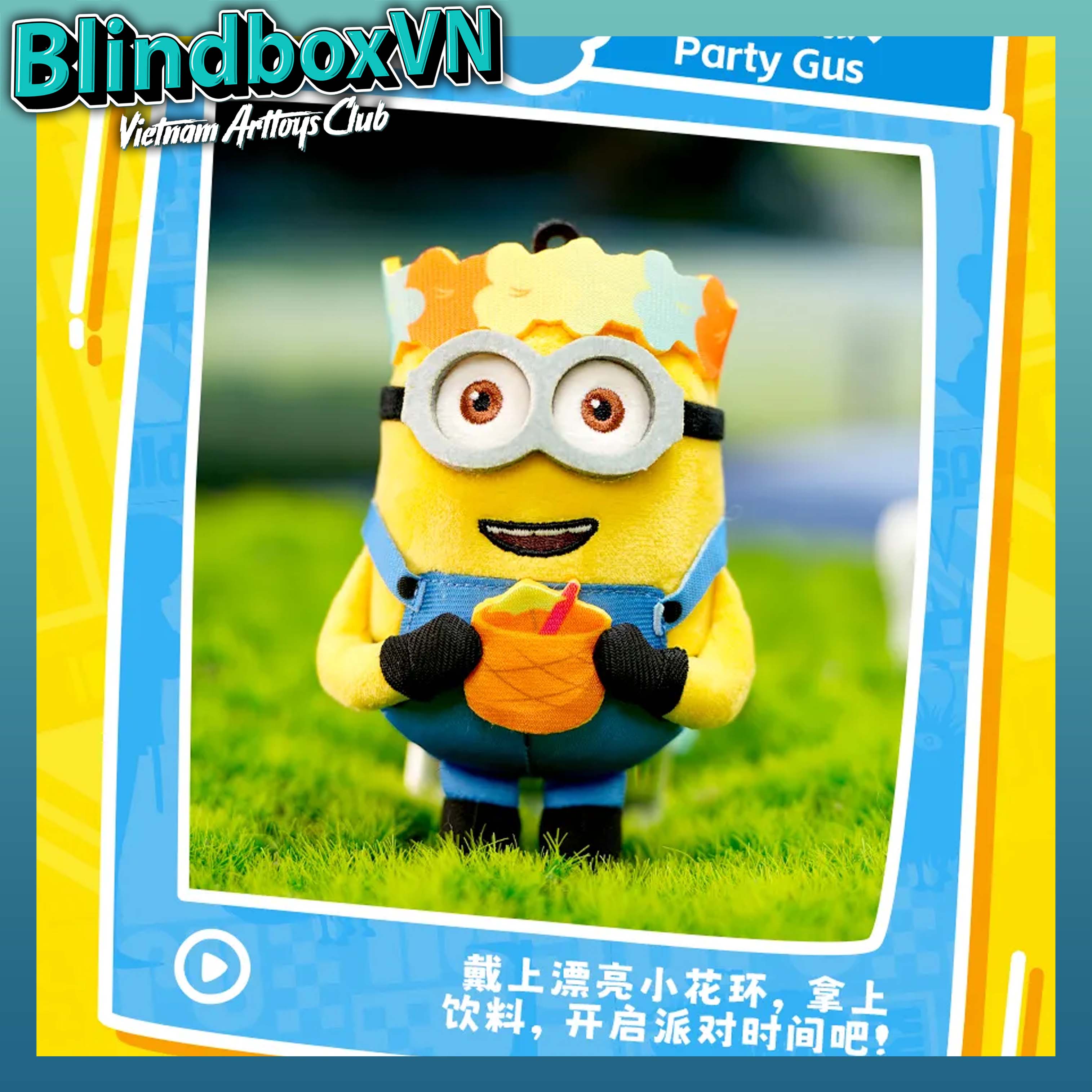 Minions Despicable Me 4 Series Vinyl Plus Doll Pendant ( Chính Hãng )