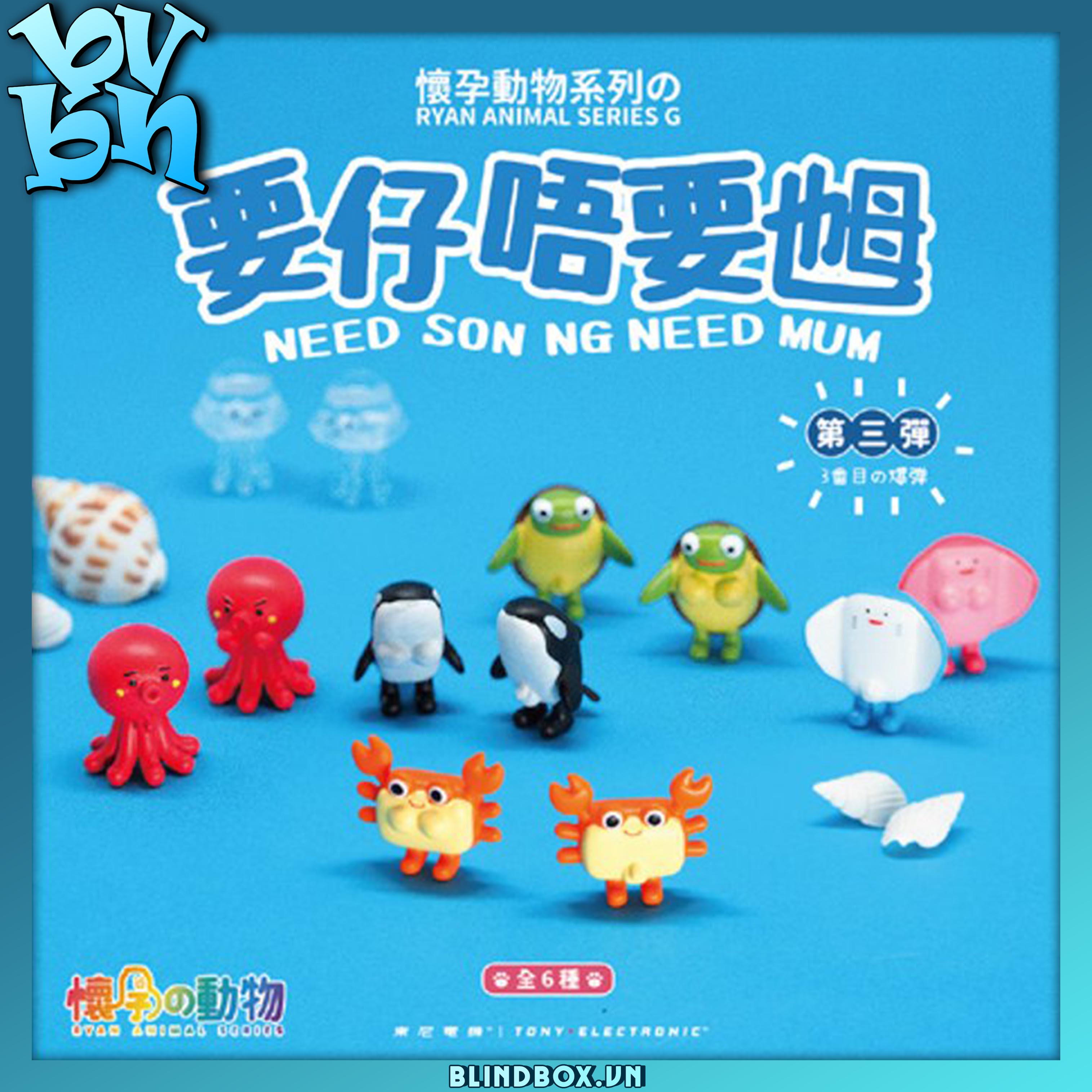 GACHA BALL BLINDBOX CÓ BẦU RYAN ANIMAL ALL VOL
