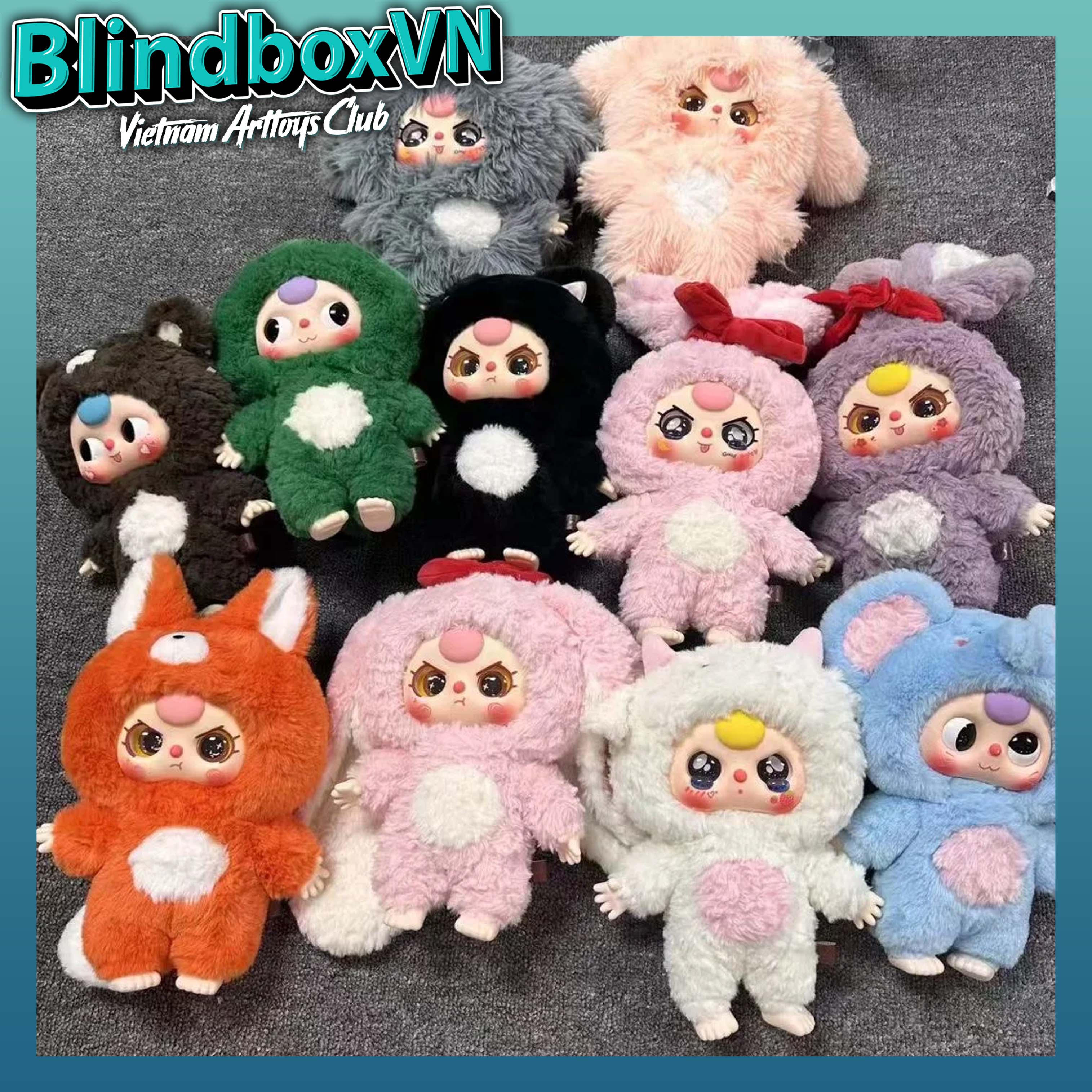 Baby Three 400% Big Plush Animal Series BlindBox Baby Three 400% Big Plush Animal Series BlindBox
