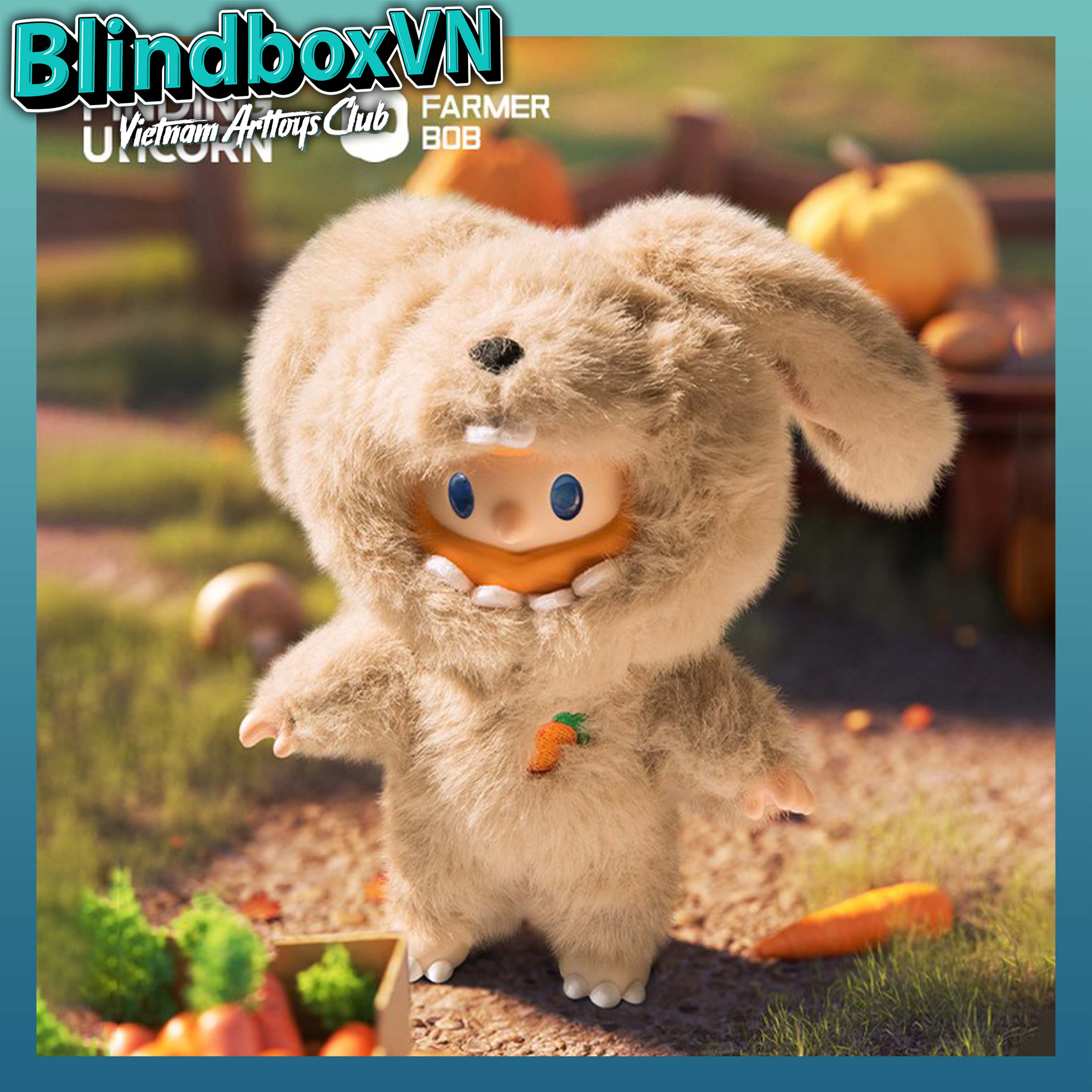 Farmer Bob Ani Monster Plush Doll Blindbox Finding Unicon