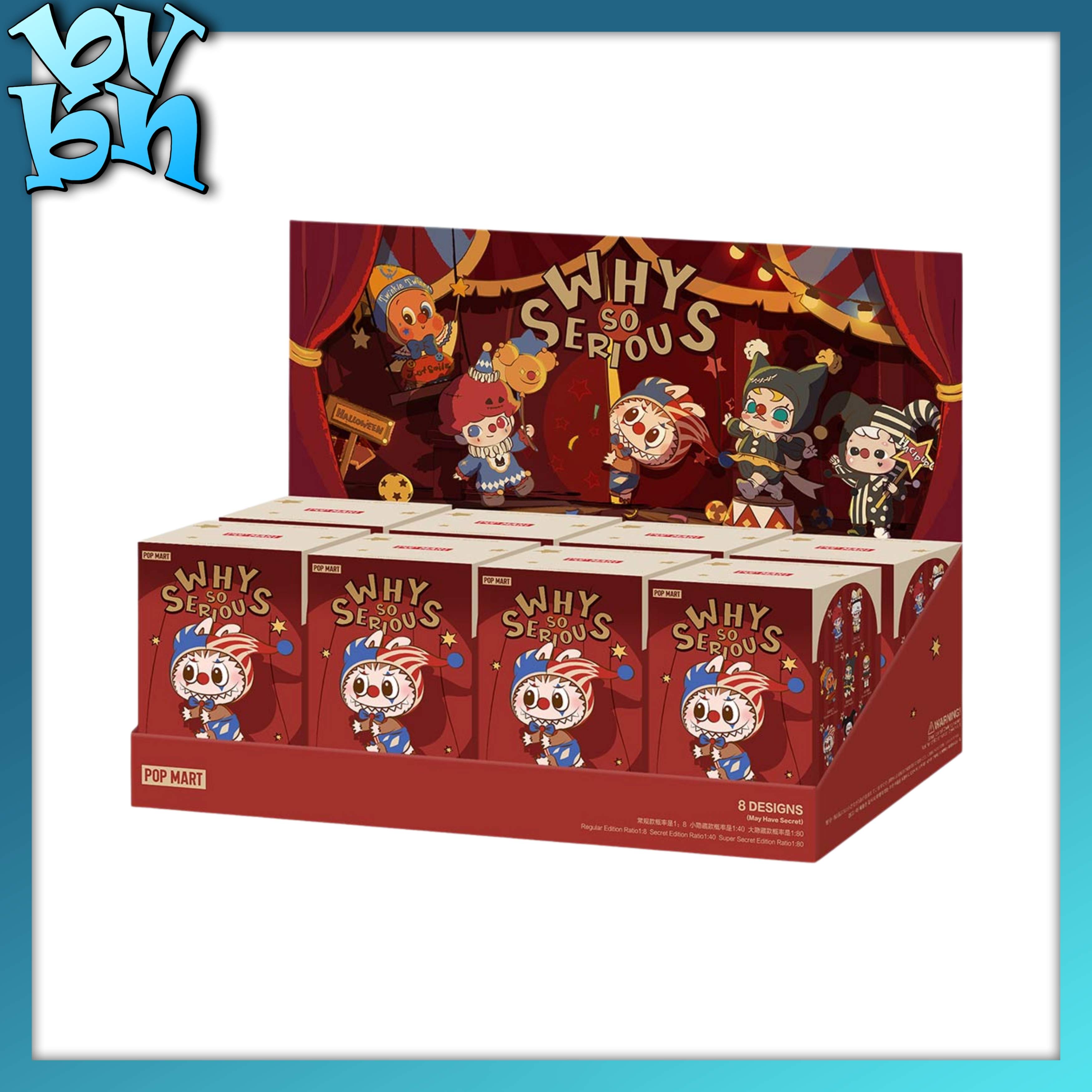 WHY SO SERIOUS Series-Vinyl Plush Pendant Blind Box