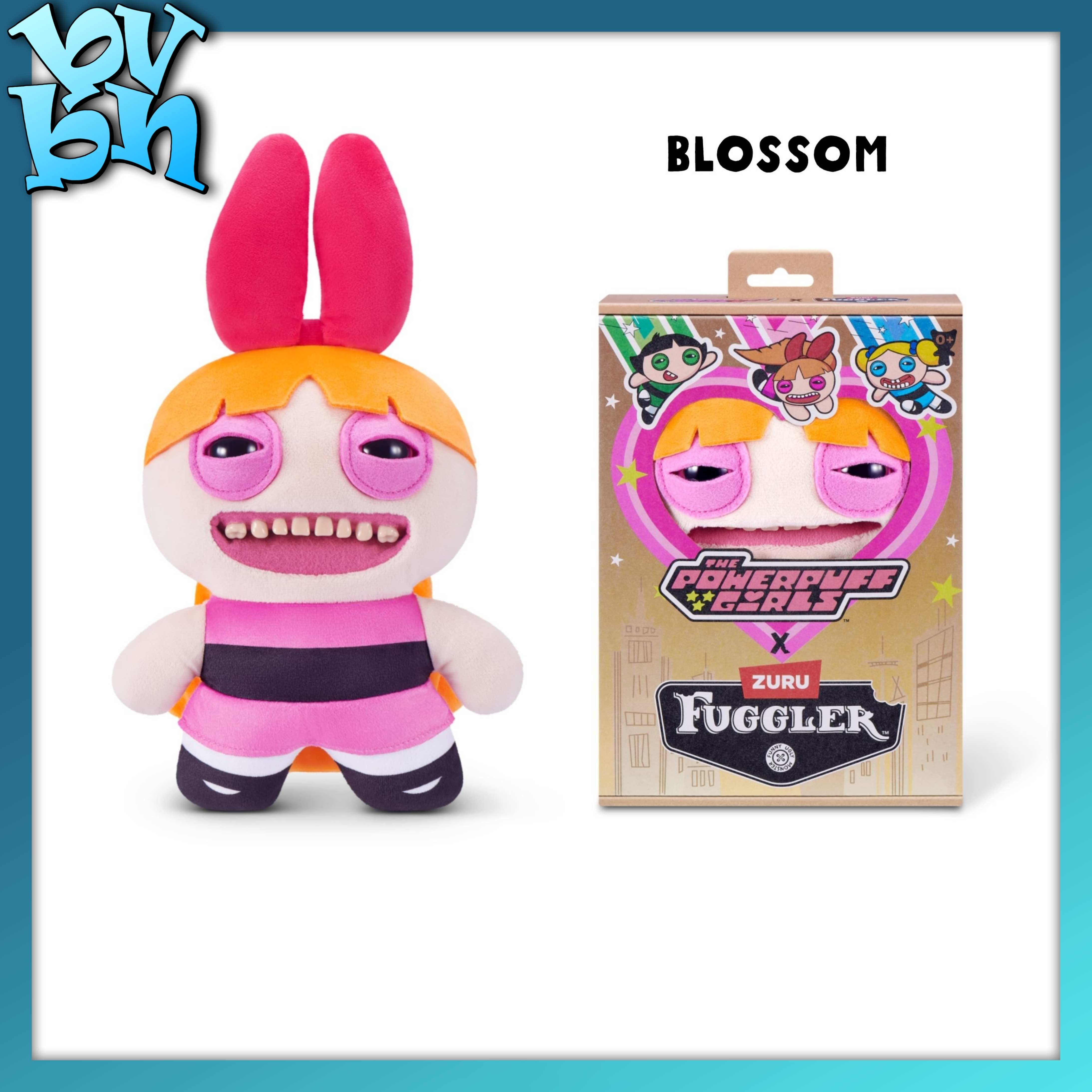 FUGGLER SERIES 1 POWERPUFF GIRLS PLUSH SIZE 9"