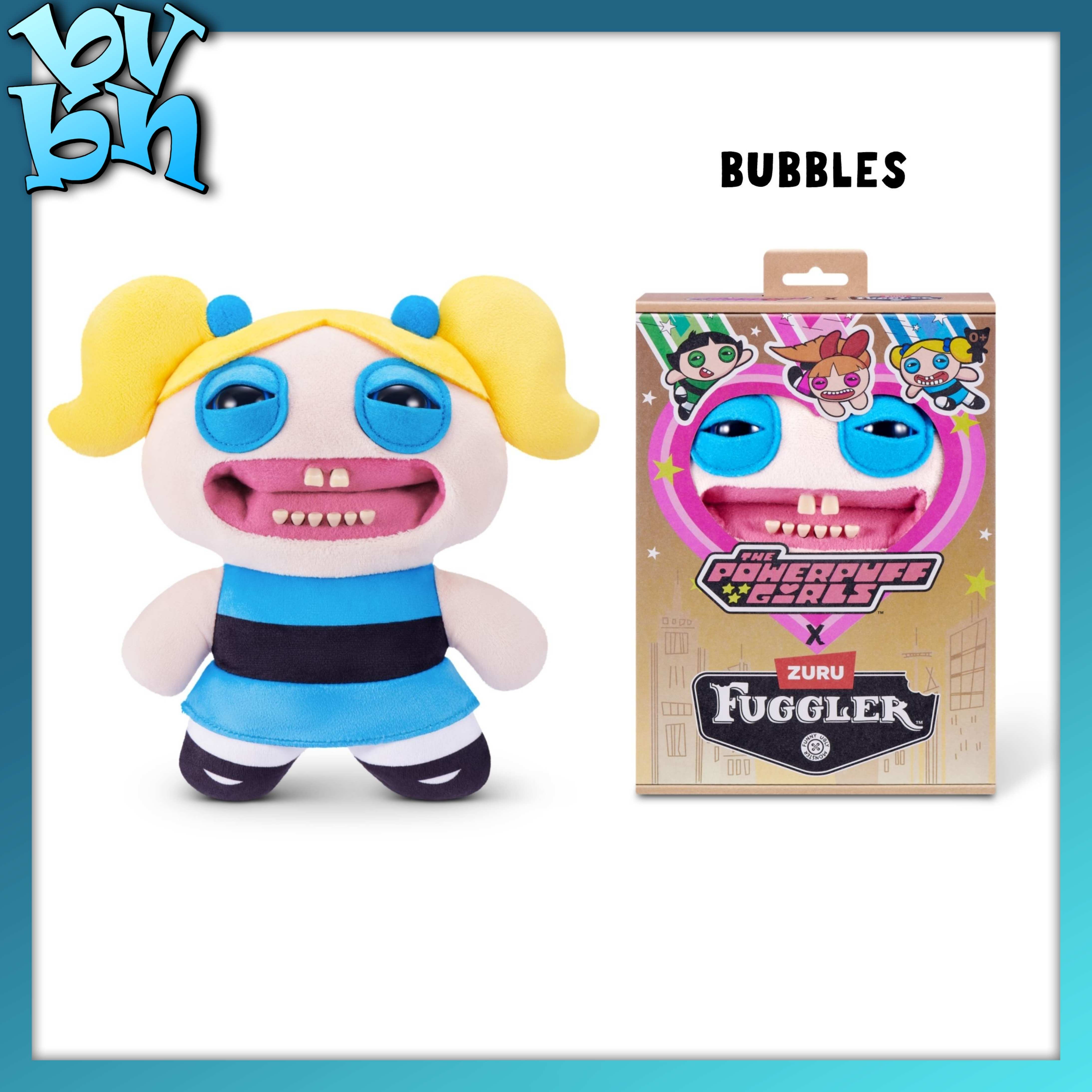 FUGGLER SERIES 1 POWERPUFF GIRLS PLUSH SIZE 9"