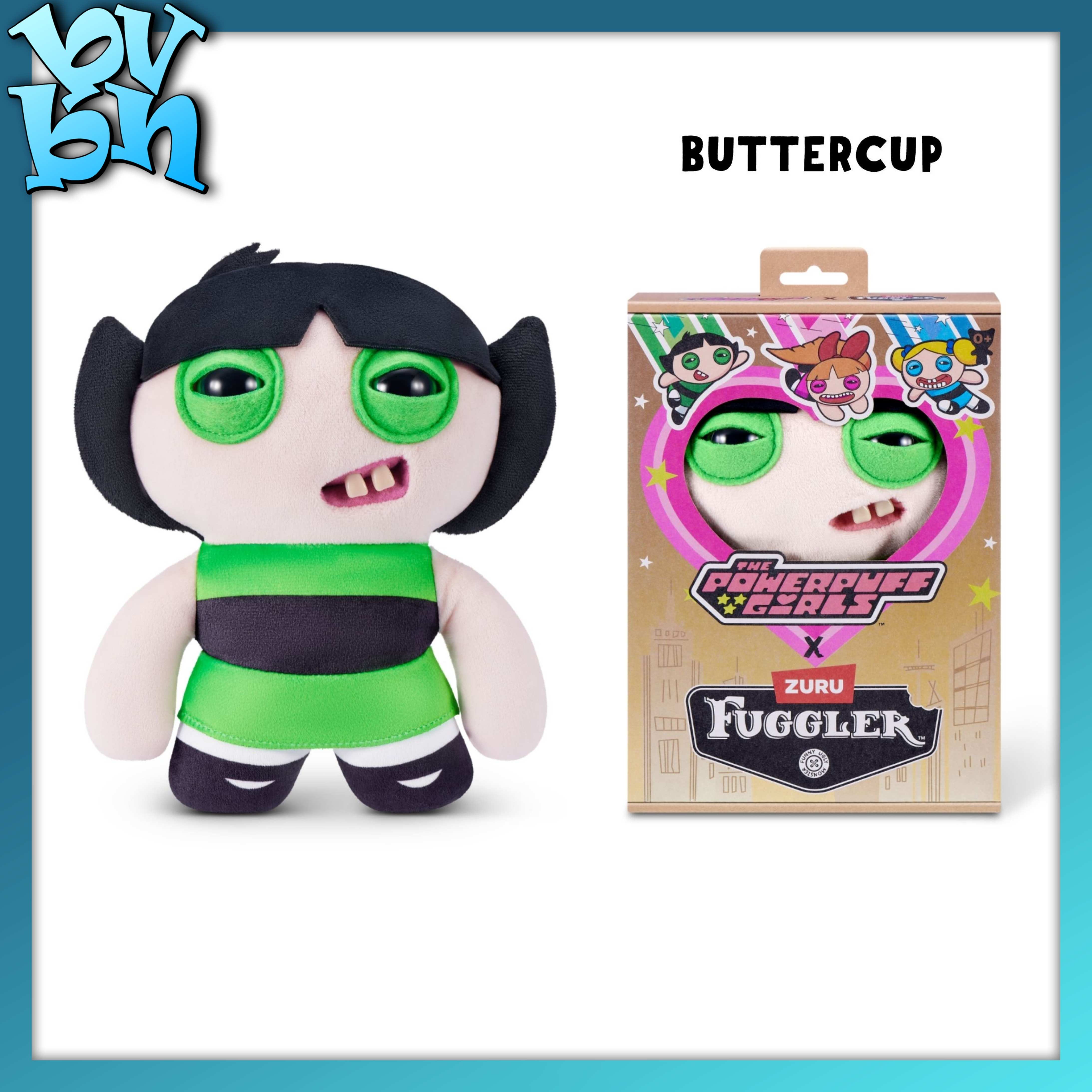 FUGGLER SERIES 1 POWERPUFF GIRLS PLUSH SIZE 9"