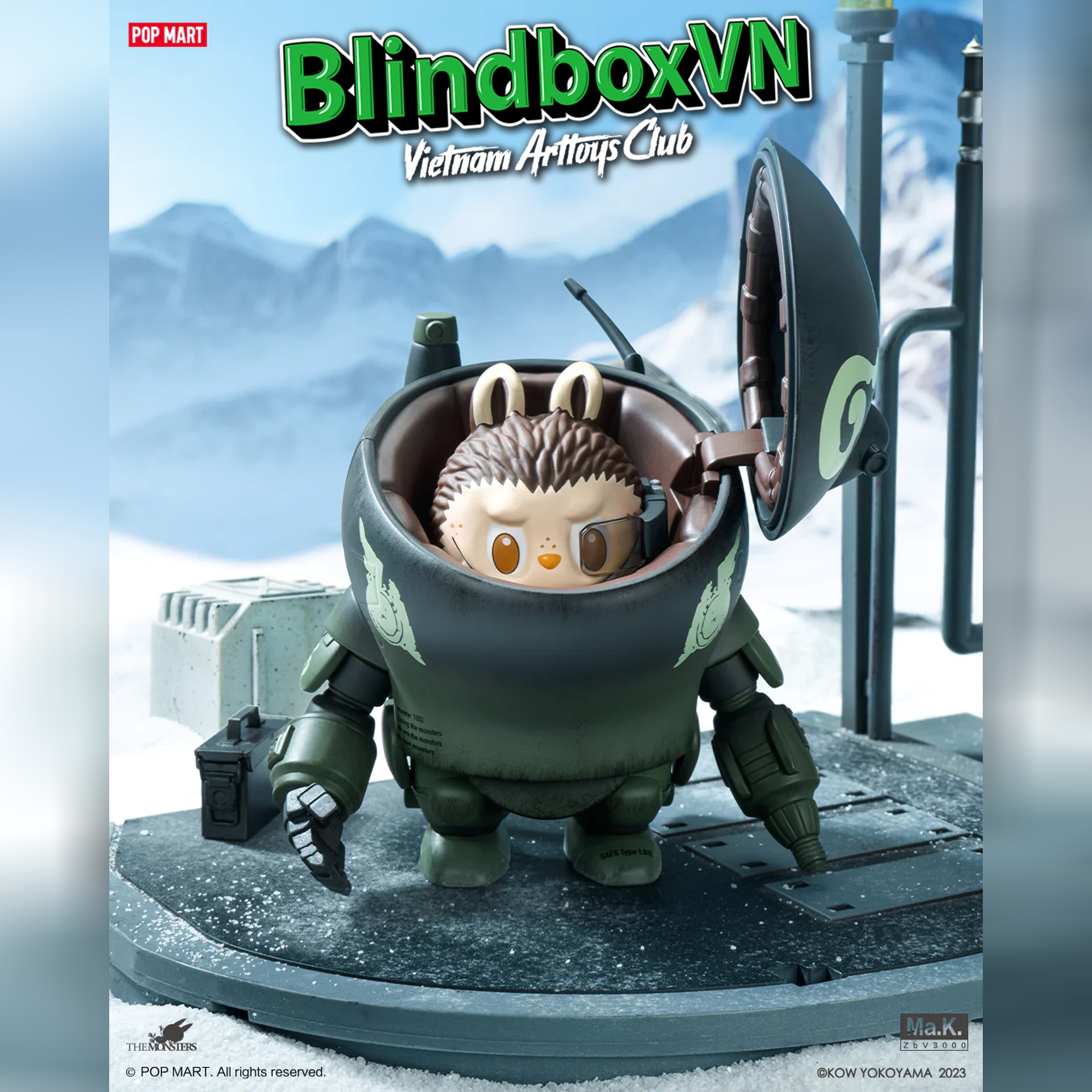 Blind Box Labubu The Monsters X KOW YOKOYAMA Ma.K. ( Chính Hãng )