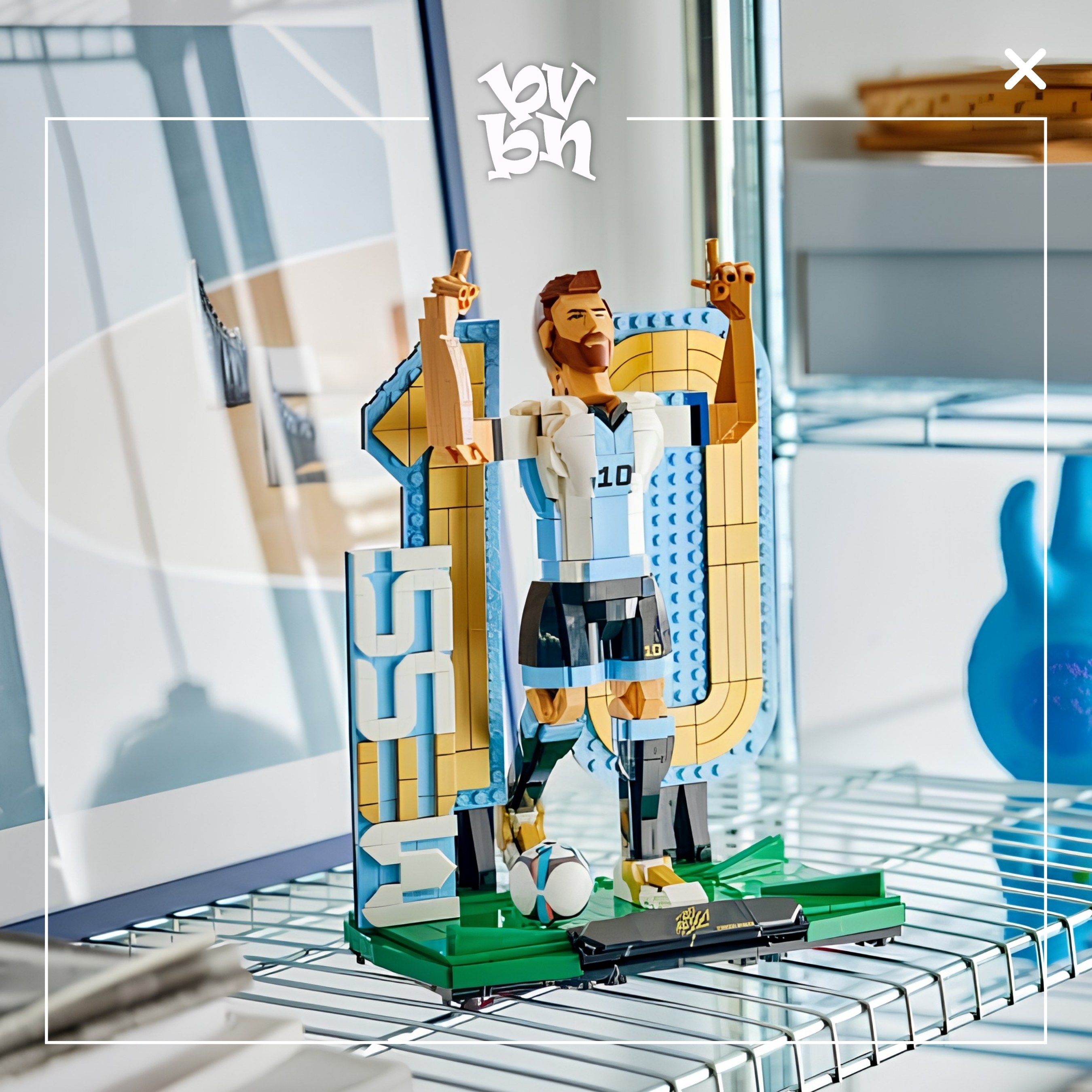 Đồ Chơi Lắp Ráp 2-Trong-1 Huyền Thoại Bóng Đá Lionel Messi LEGO EDITIONS SPORTS