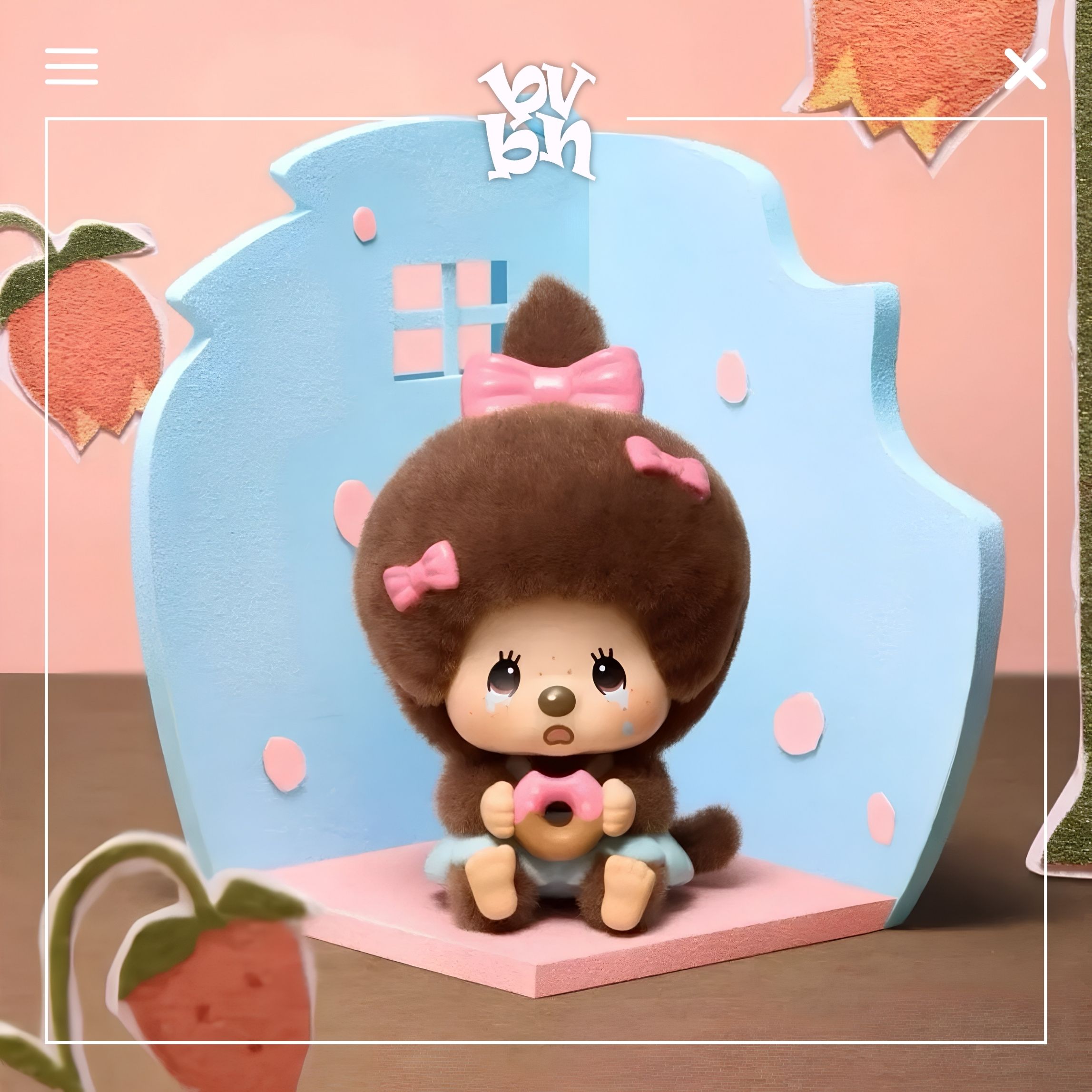 Blindbox Monchhichi Mon Mon Farm Classic Coffee Chính Hãng MINISO