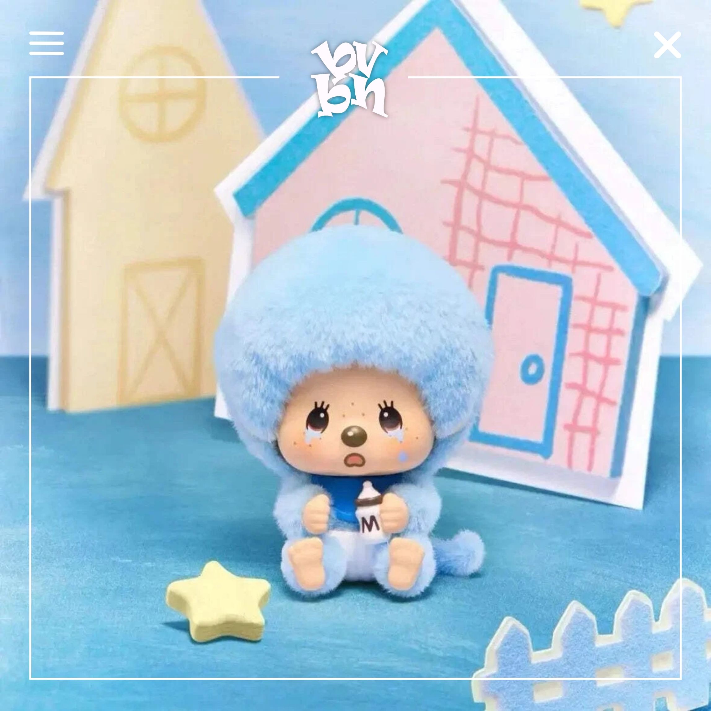 Blindbox Monchhichi Mon Mon Farm Classic Coffee Chính Hãng MINISO