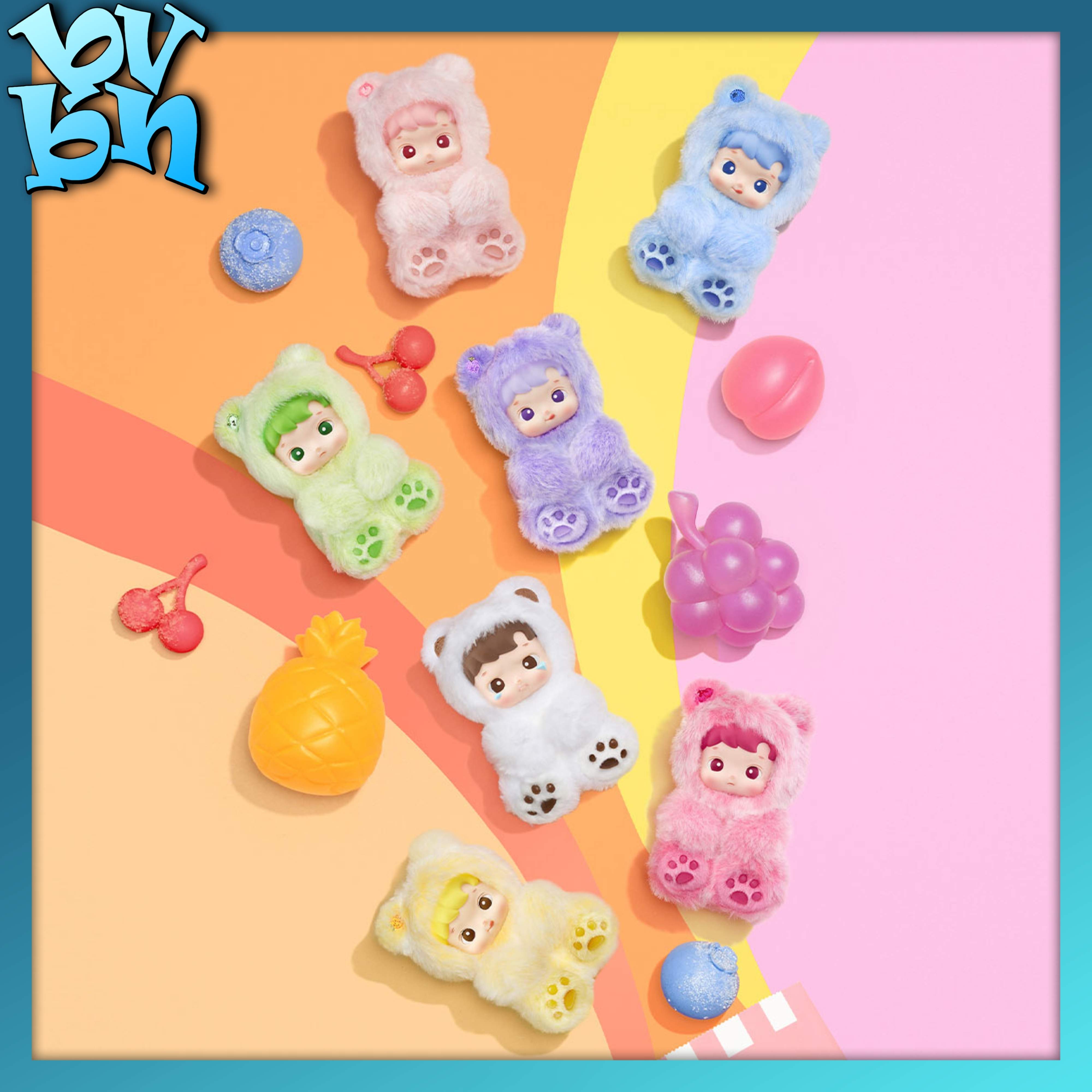HACIPUPU Gummy Bear Series-Vinyl Plush Pendant Blind Box