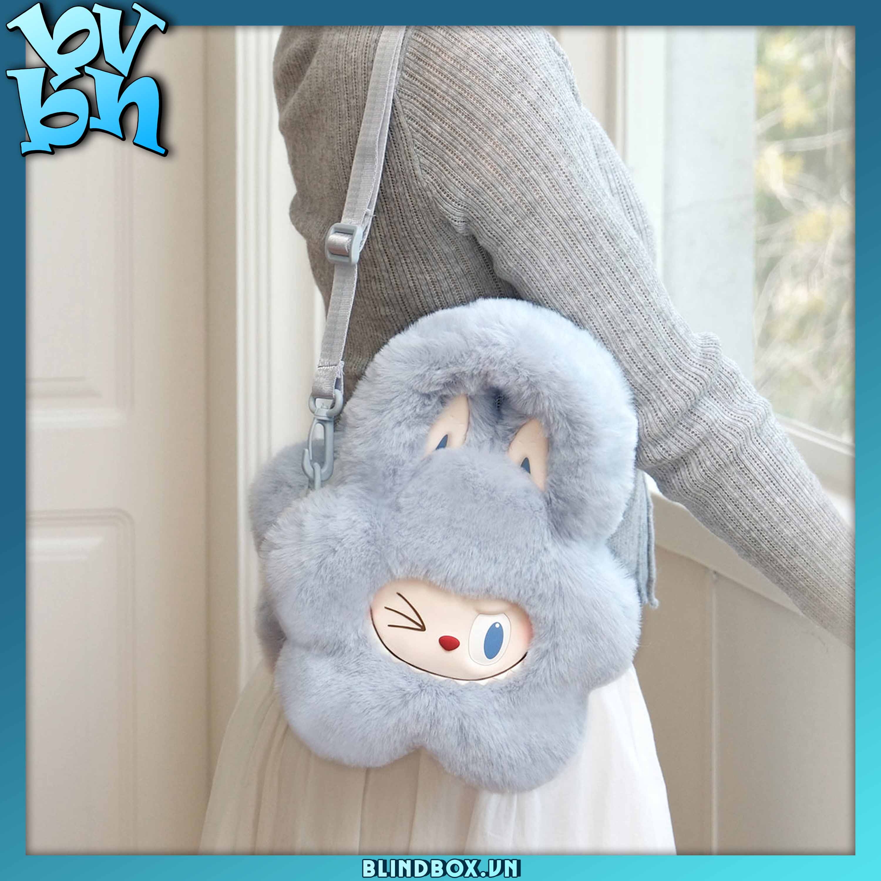 Túi POP MART THE MONSTERS Classic Series-Plush Flower Bag