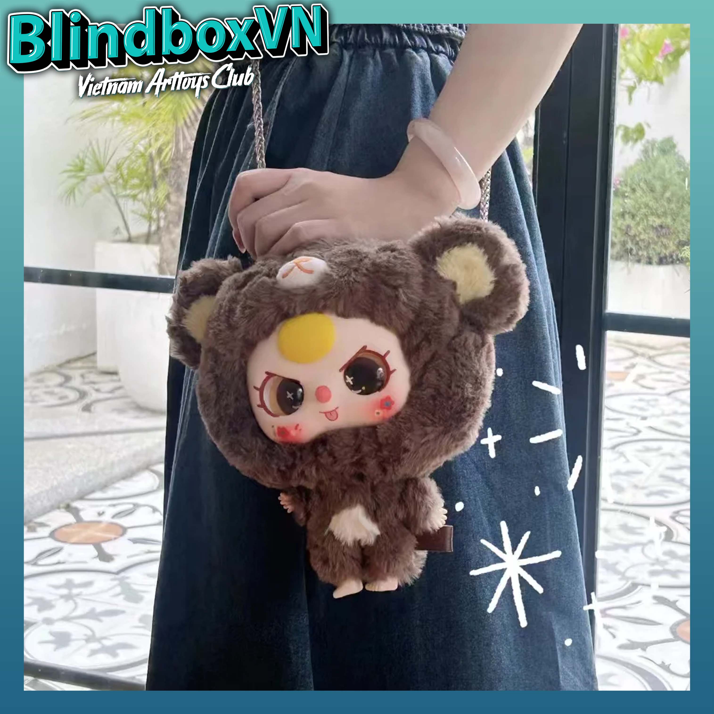 Baby Three Big Head Baby Series Vinyl Face Blind Box Plush