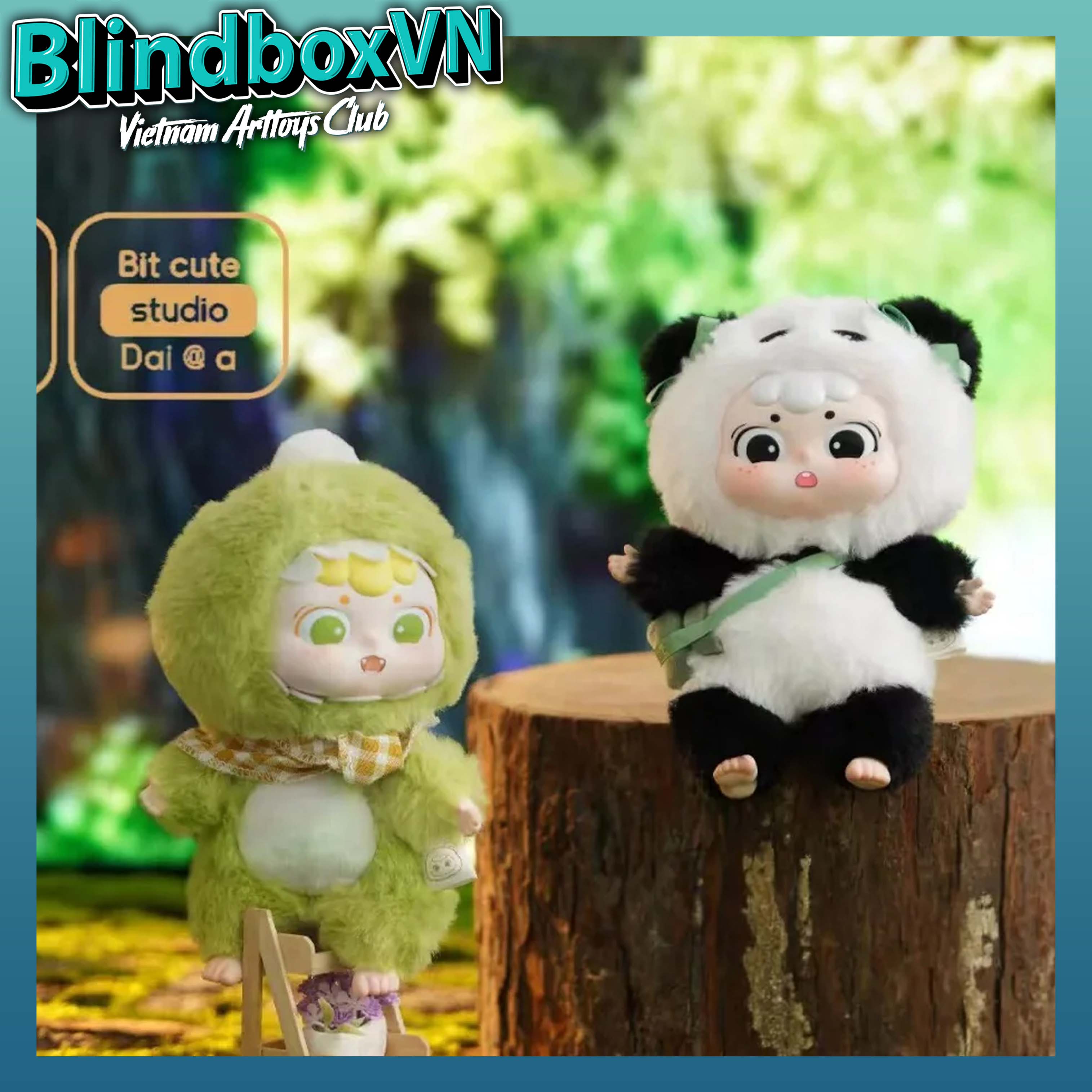 Dai's Animal Crazy Daily Plush Vinyl Doll Blind Box