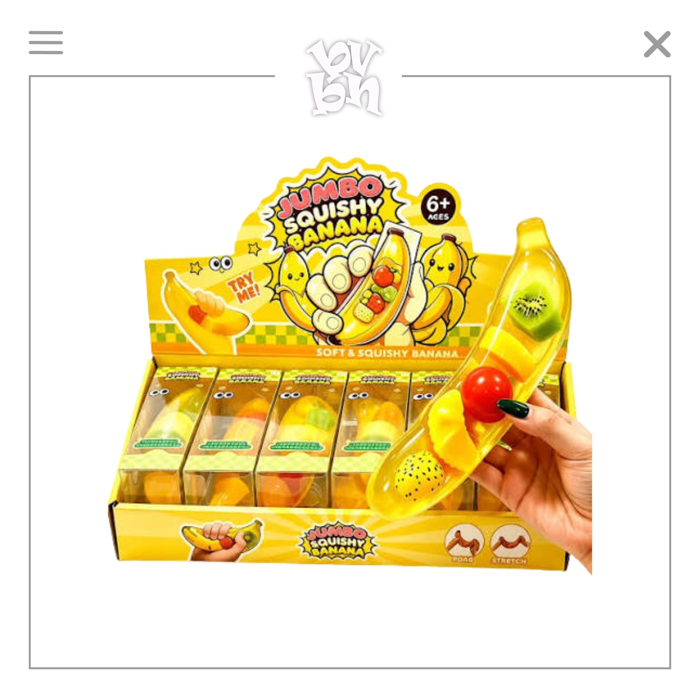 Squeezy Banana - Squishy Chuối