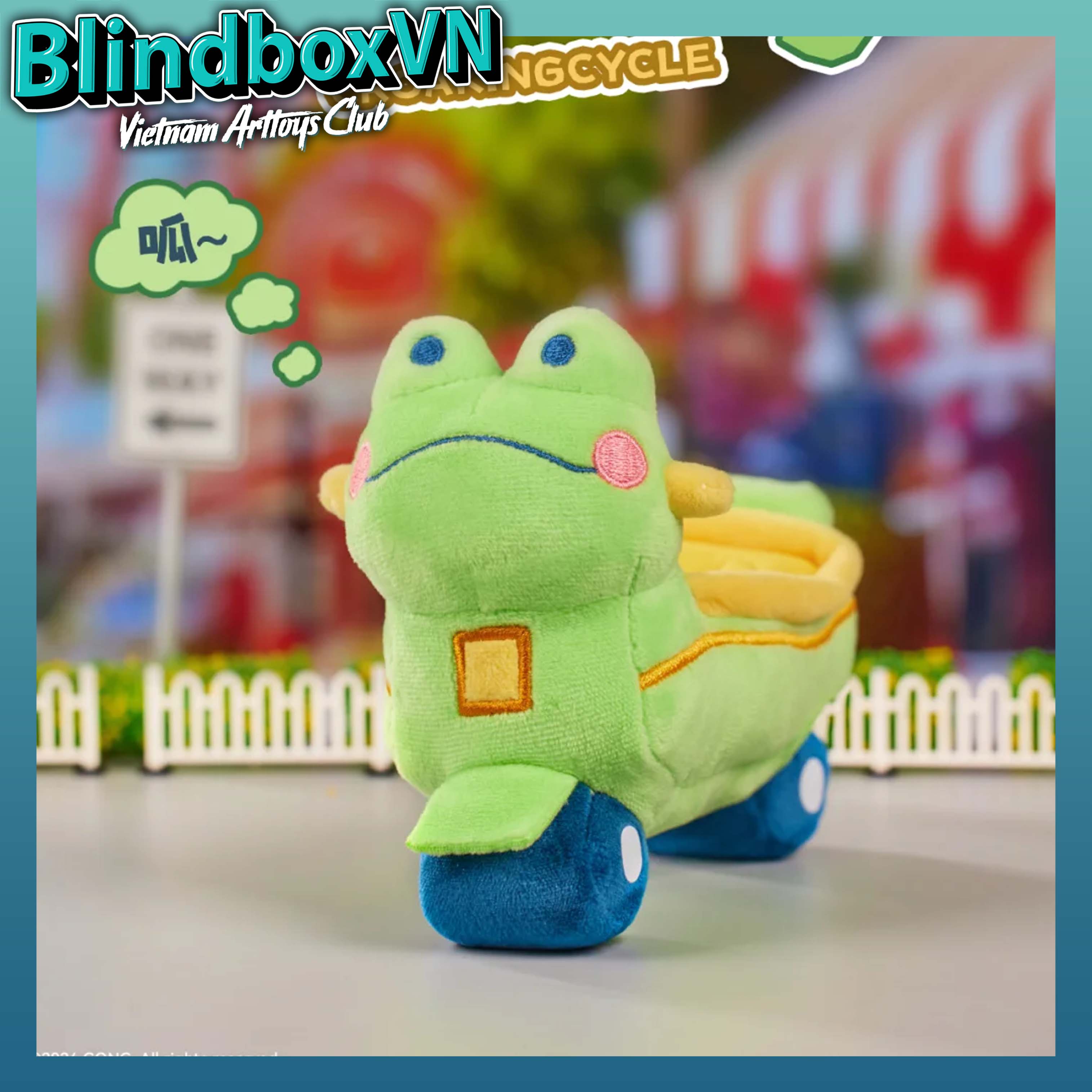 GONG Original Roaming Series Plush Toy Car BlindBox Xe chở Labubu