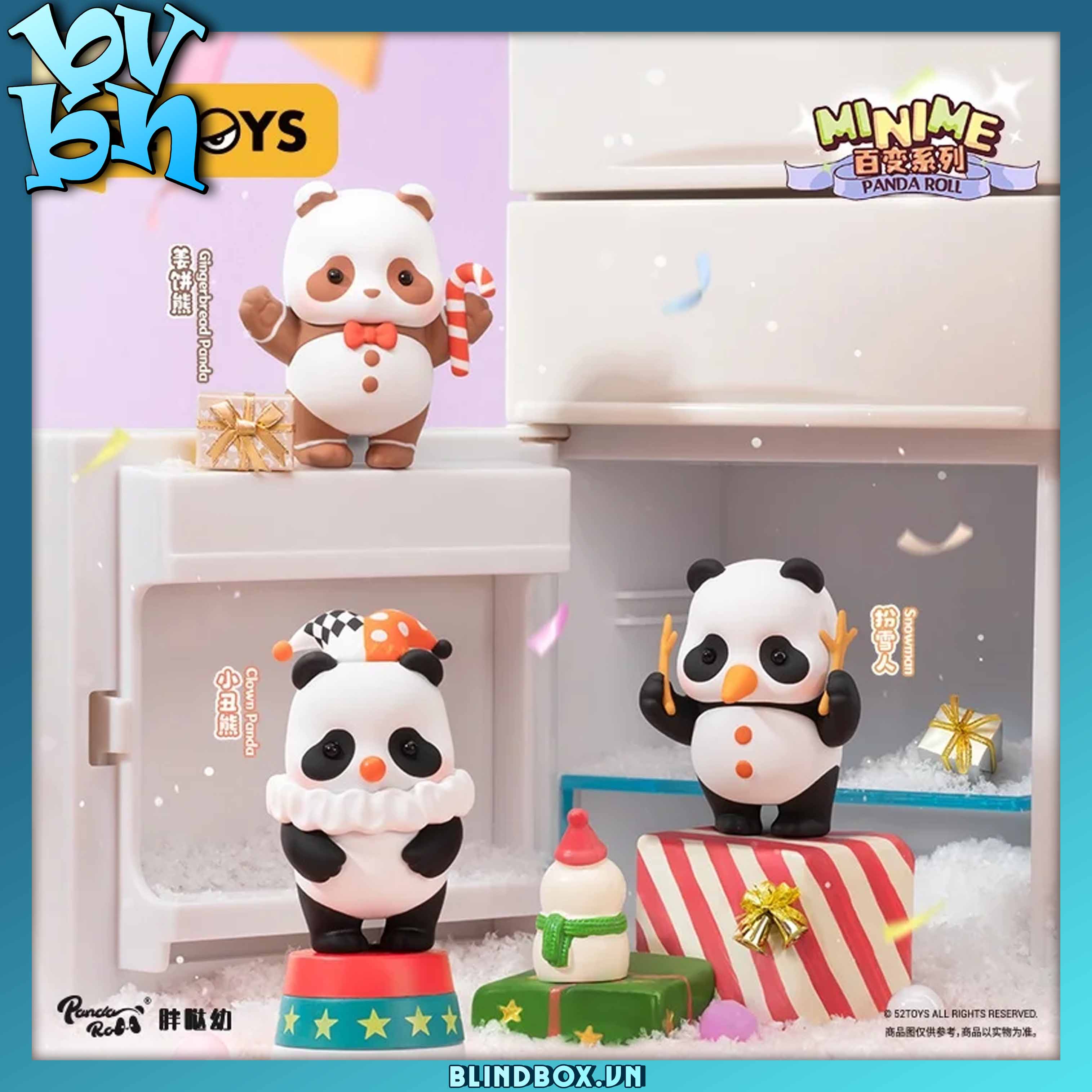 Panda Roll Minime Dress-Up Series Blind Box 52TOYS