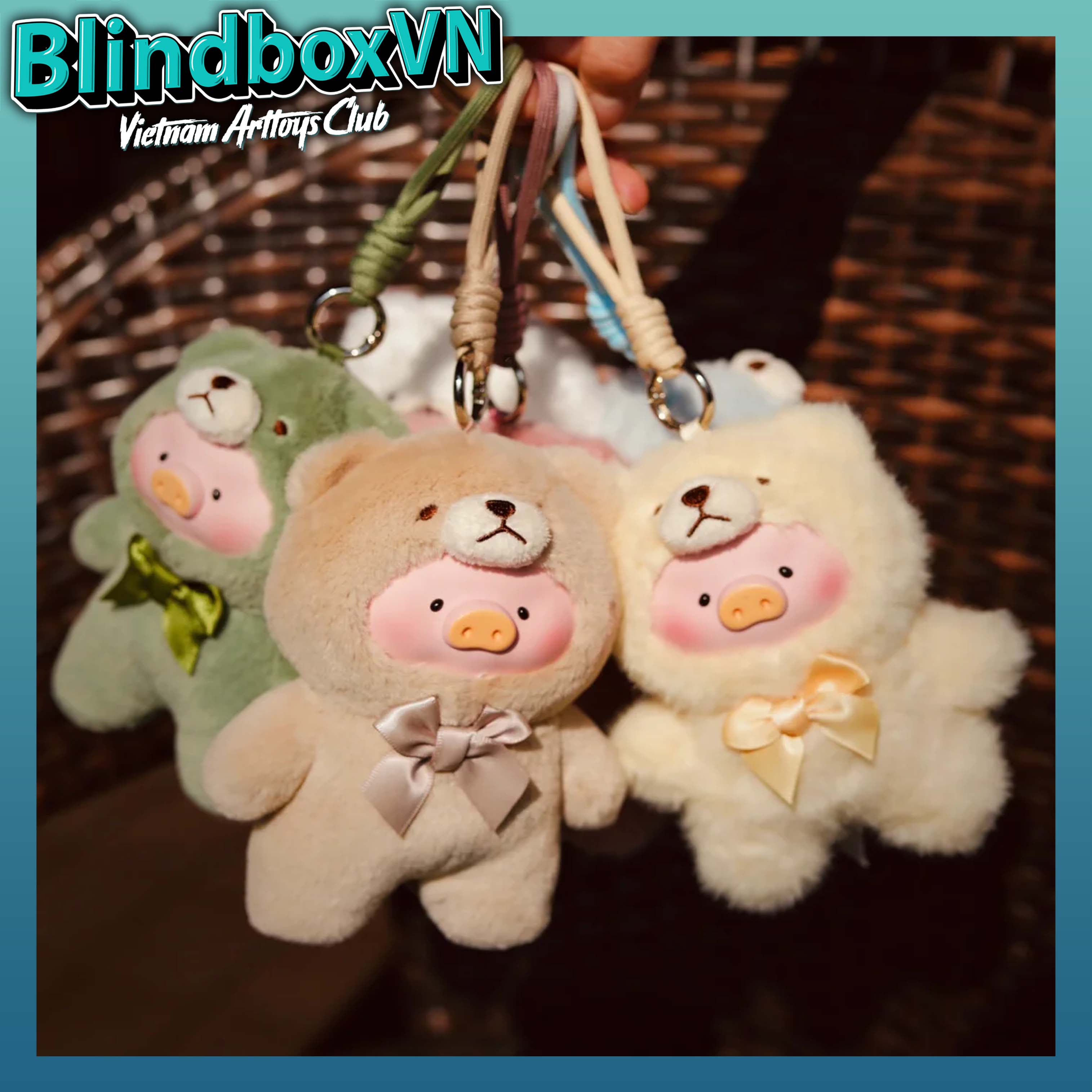 Blindbox Teddy LuLu Pig Series by TOYZEROPLUS