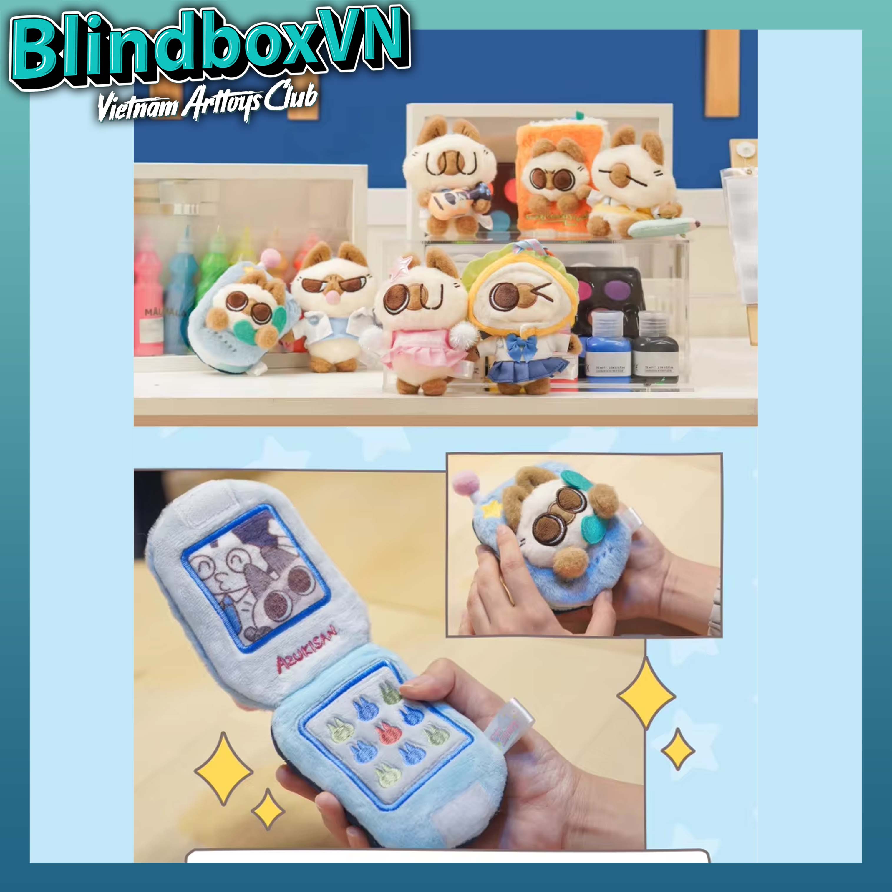 Blindbox Azukisan Campus Series- Plush Pendant Series