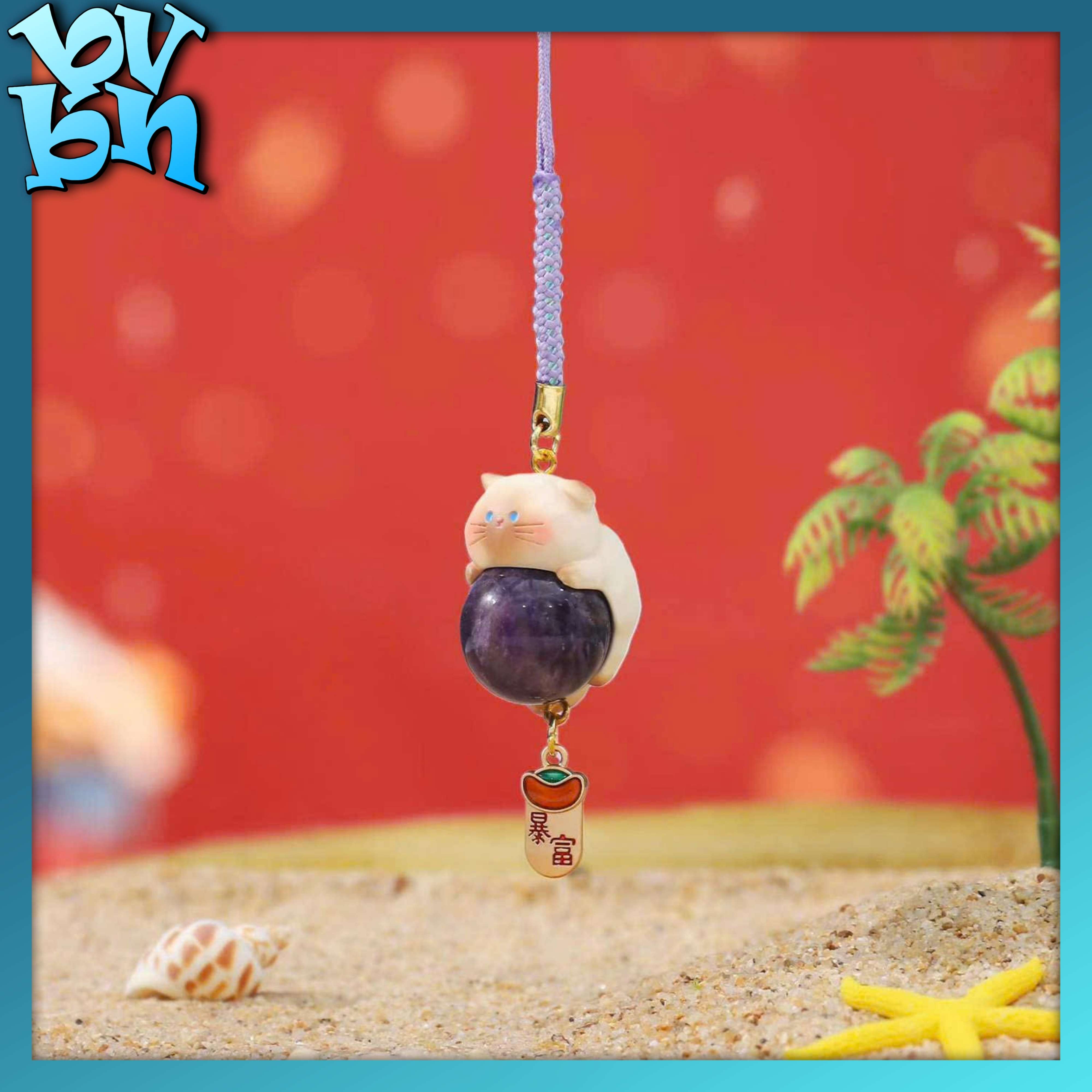 Meow Meets Good Luck Dây Đeo Điện Thoại