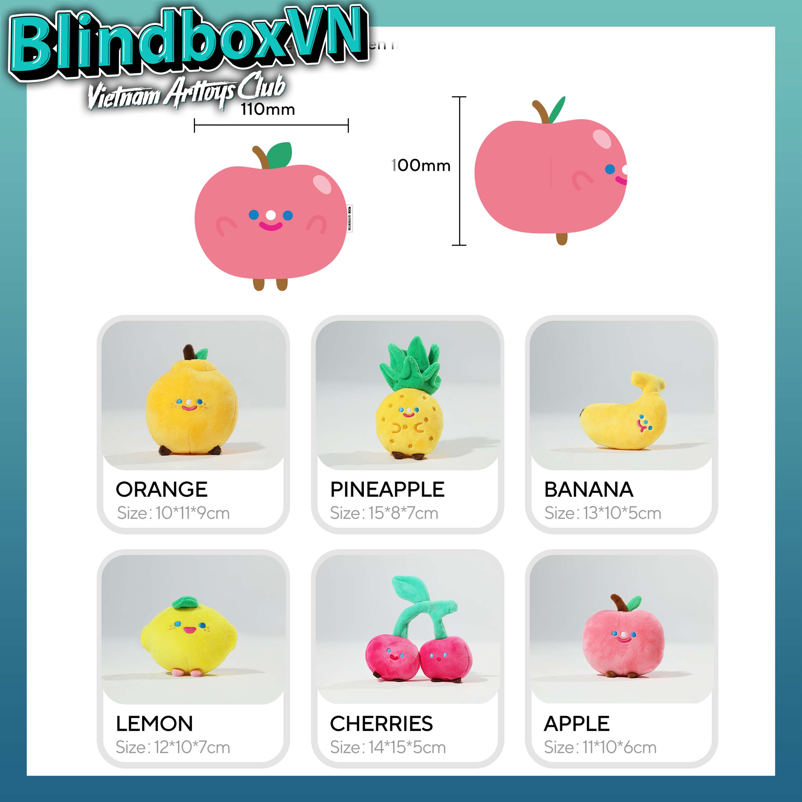 Finding Unicorn RiCO Pet Fruit Series Toy Blind Box ( Chính Hãng )