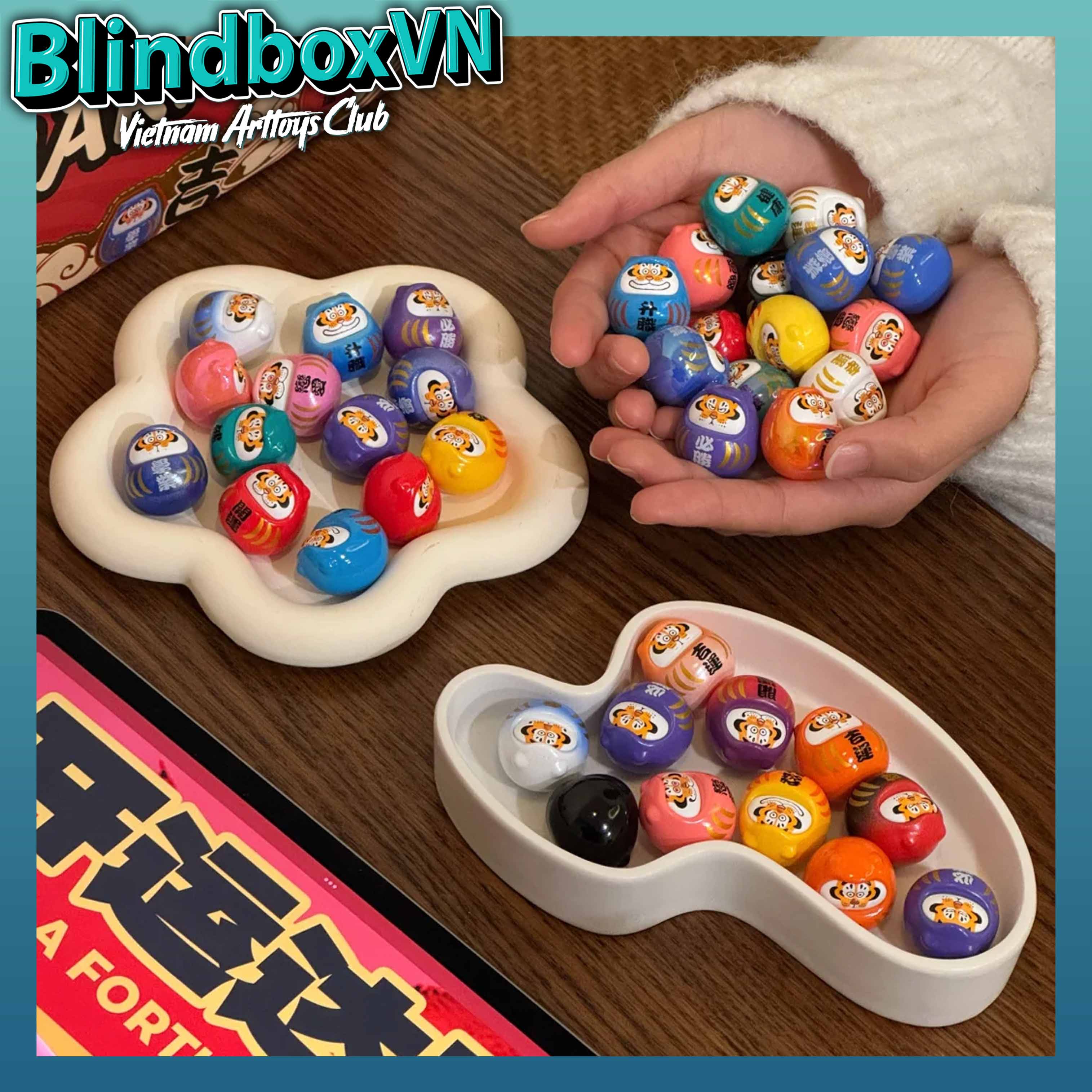 Alexander Panghu Fat Tiger Pray Dharma Cute Bean Series Blind Box