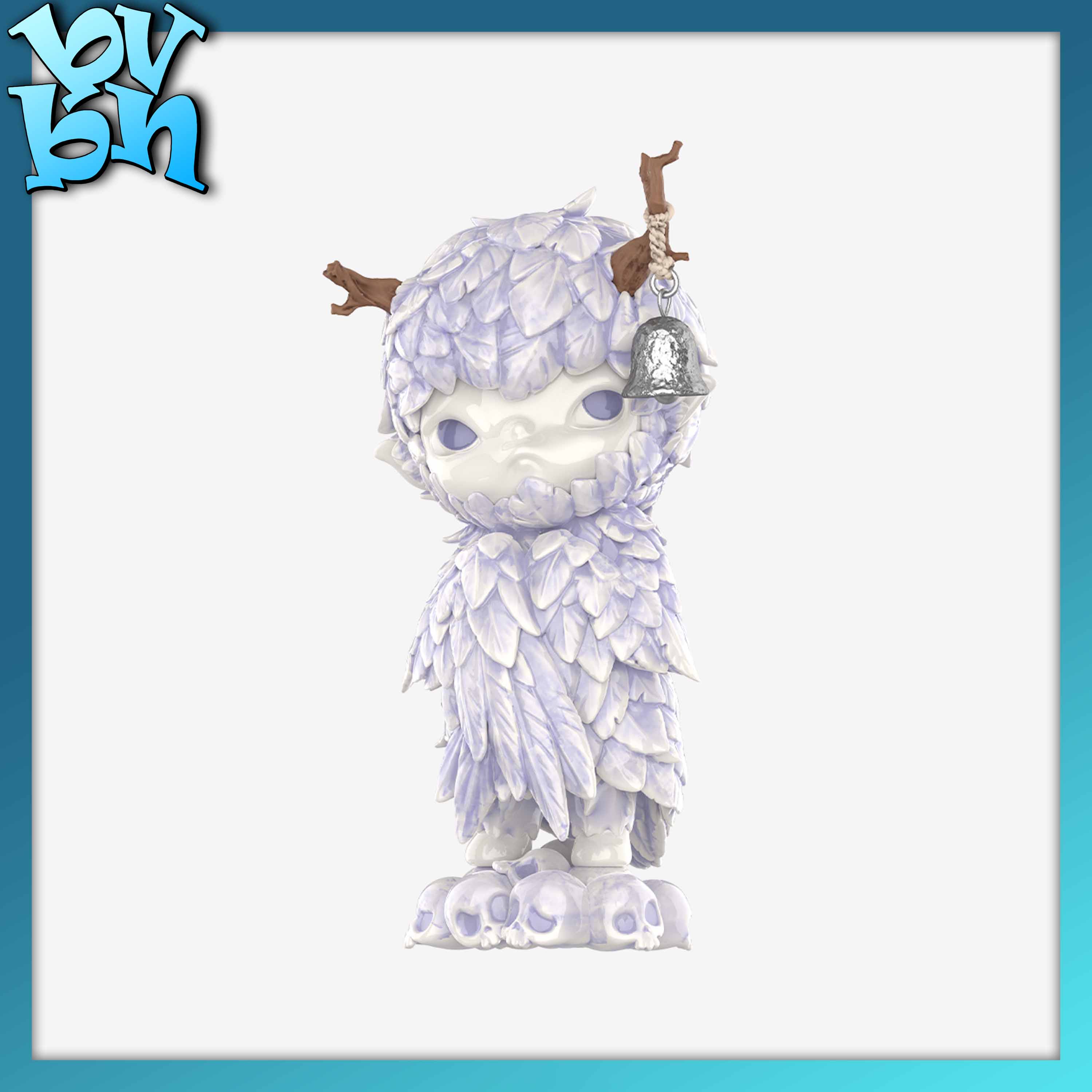 Hirono Ceramic Feather Figurine