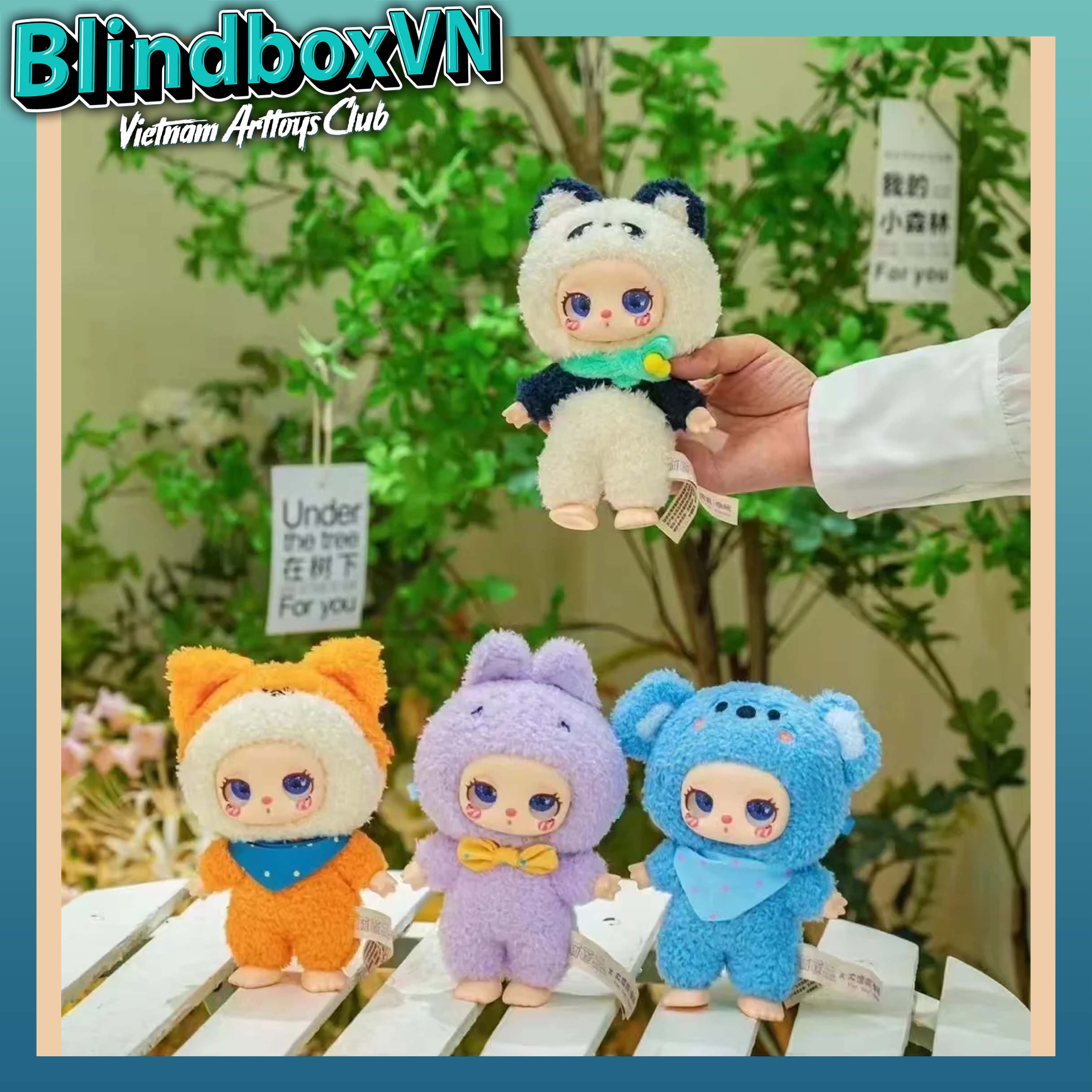 Liila's Zoo Series Plush Pendant Blind Box
