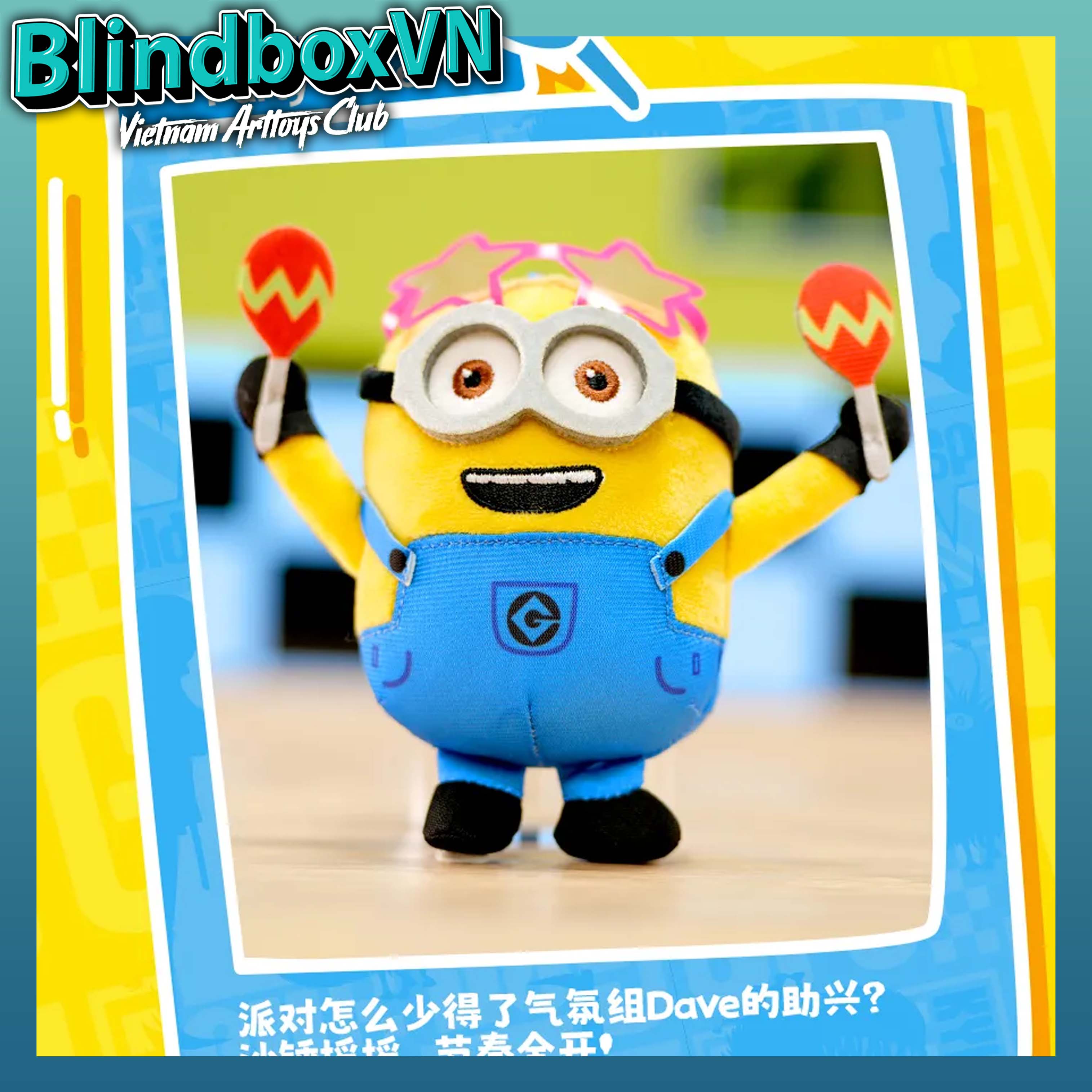 Minions Despicable Me 4 Series Vinyl Plus Doll Pendant ( Chính Hãng )