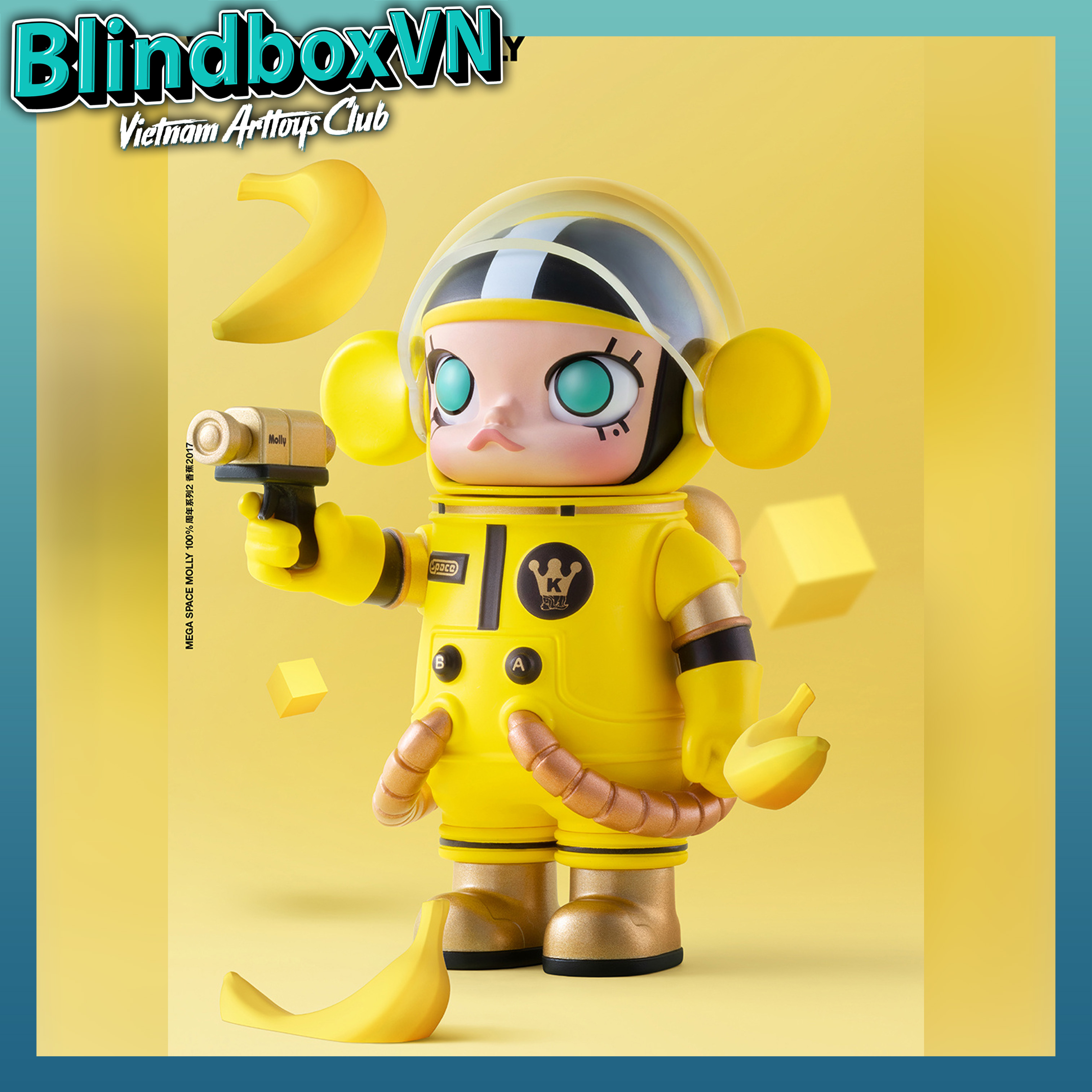 Blindbox MOLLY SPACE 100% Series 2B ( Chính Hãng )