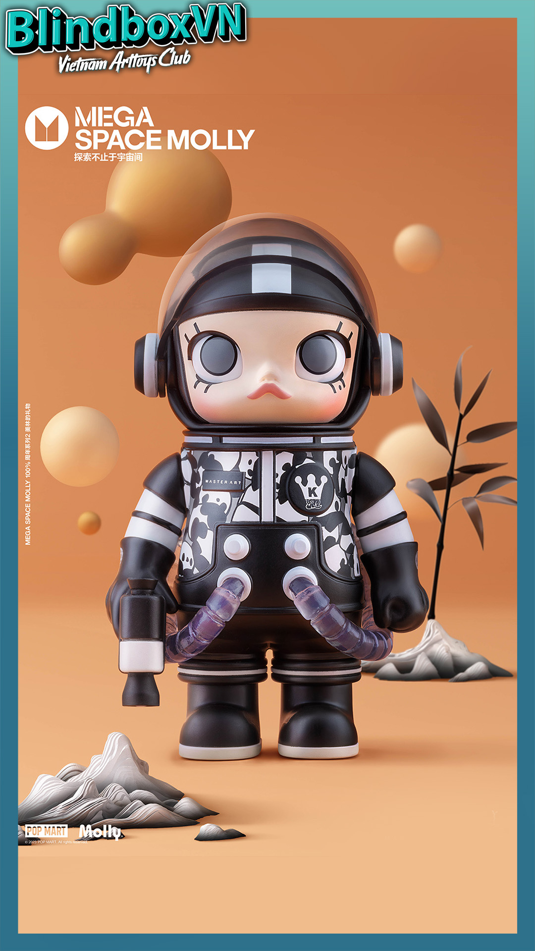 Blindbox MOLLY SPACE 100% Series 2B ( Chính Hãng )