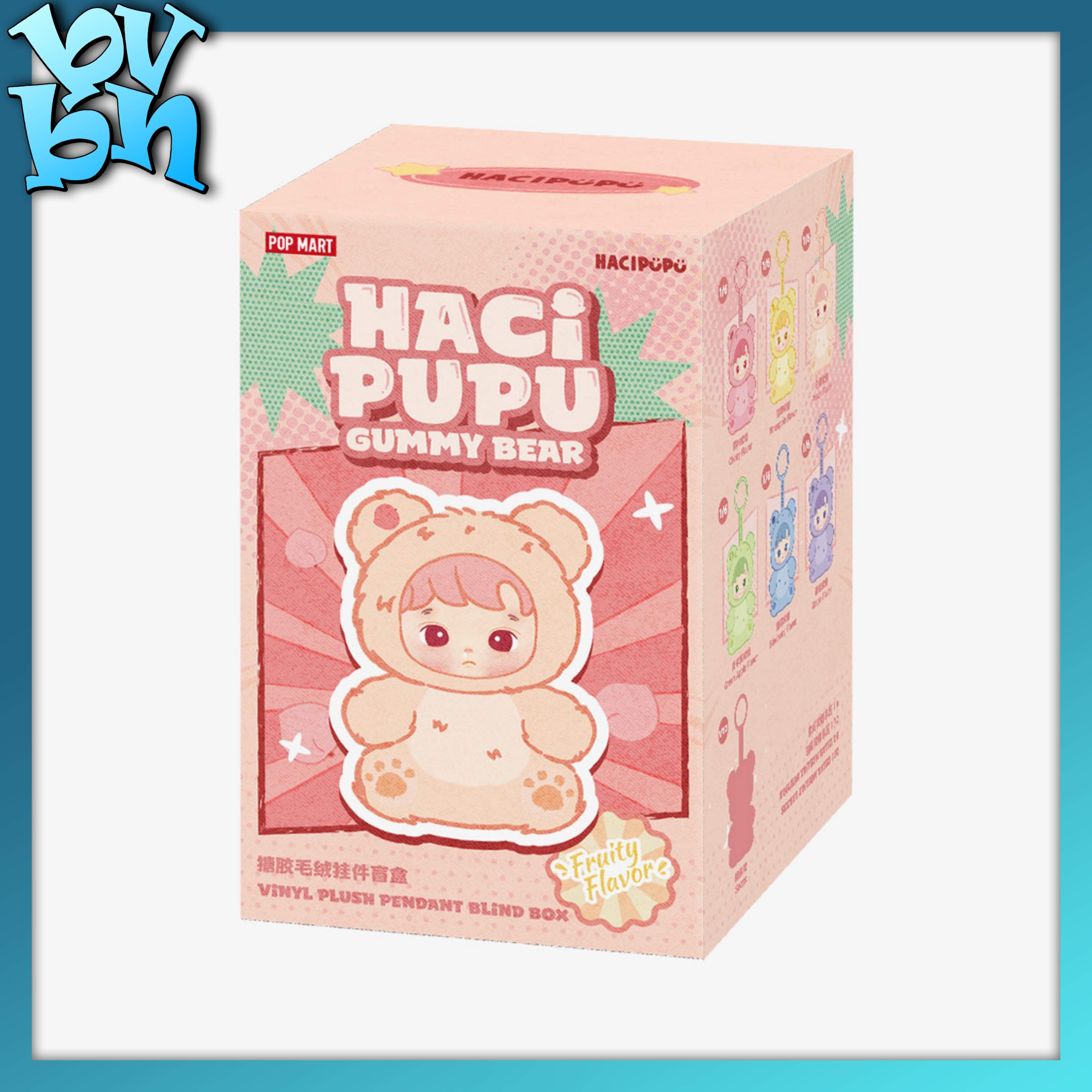 HACIPUPU Gummy Bear Series-Vinyl Plush Pendant Blind Box