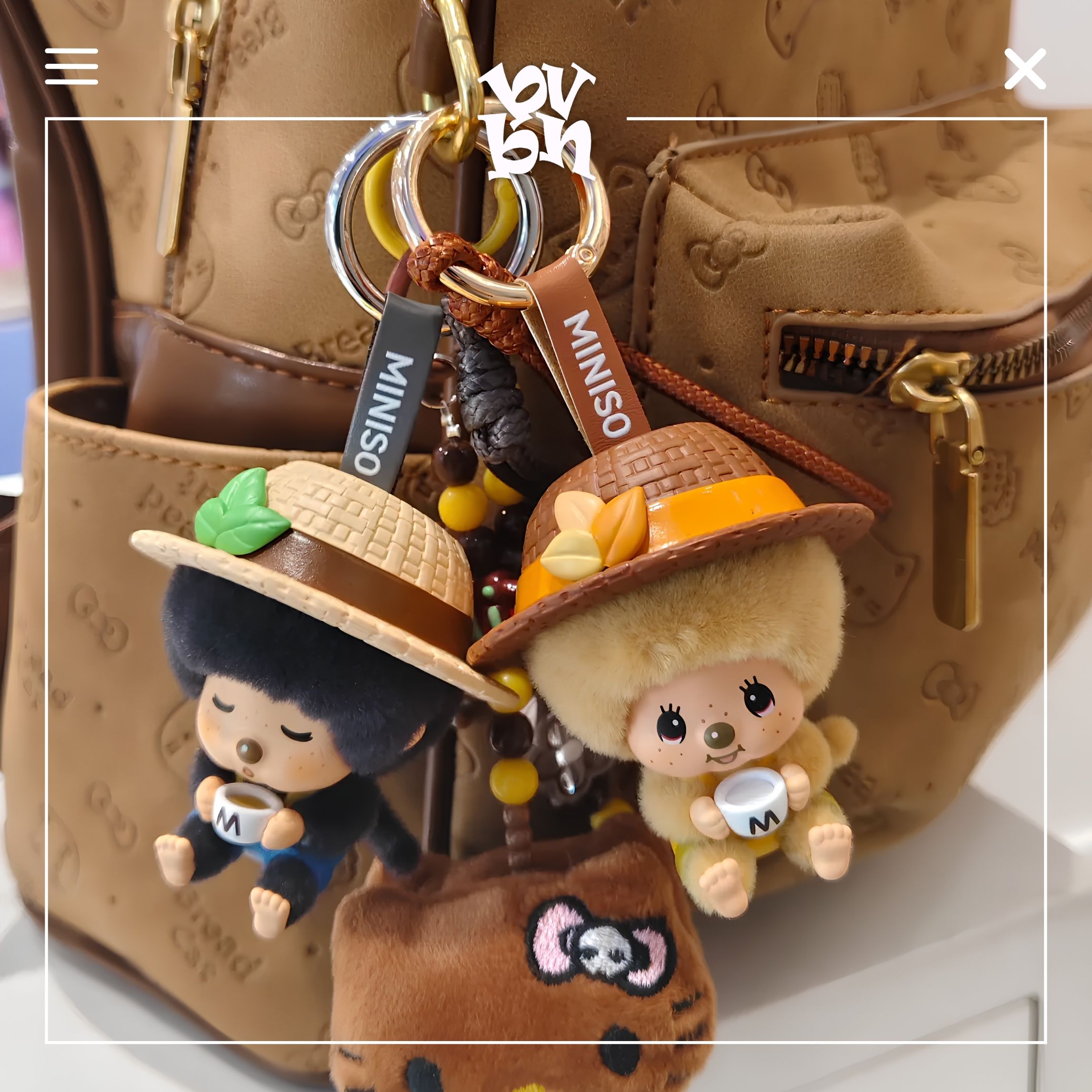 Blindbox Monchhichi Mon Mon Farm Classic Coffee Chính Hãng MINISO