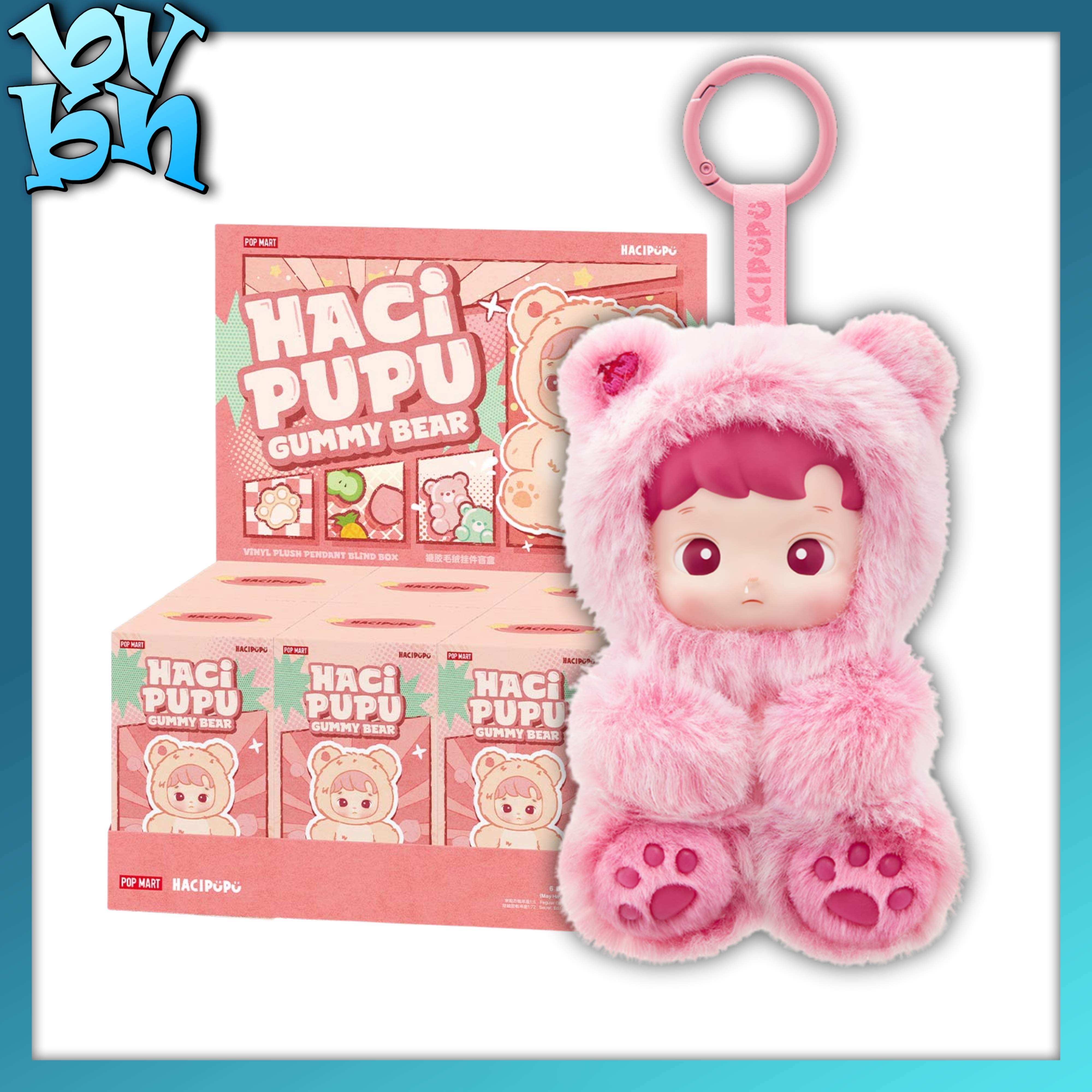 HACIPUPU Gummy Bear Series-Vinyl Plush Pendant Blind Box