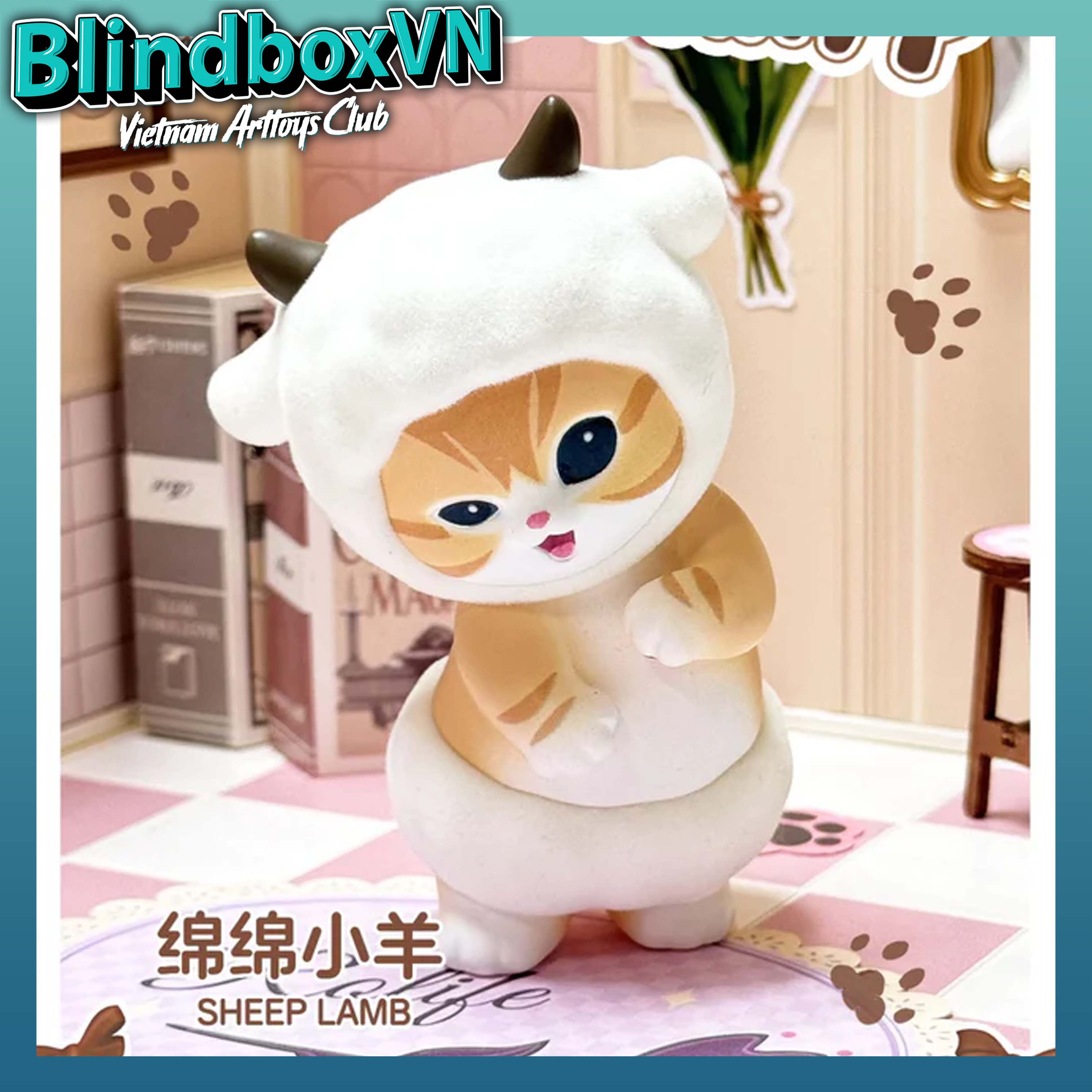 Mofusand Fluffy Party Blind Box Series Miniso