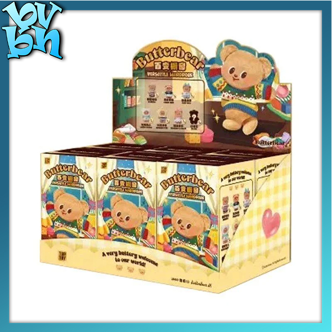Butterbear Versatile Wardrobe Plush Pendant Blindbox