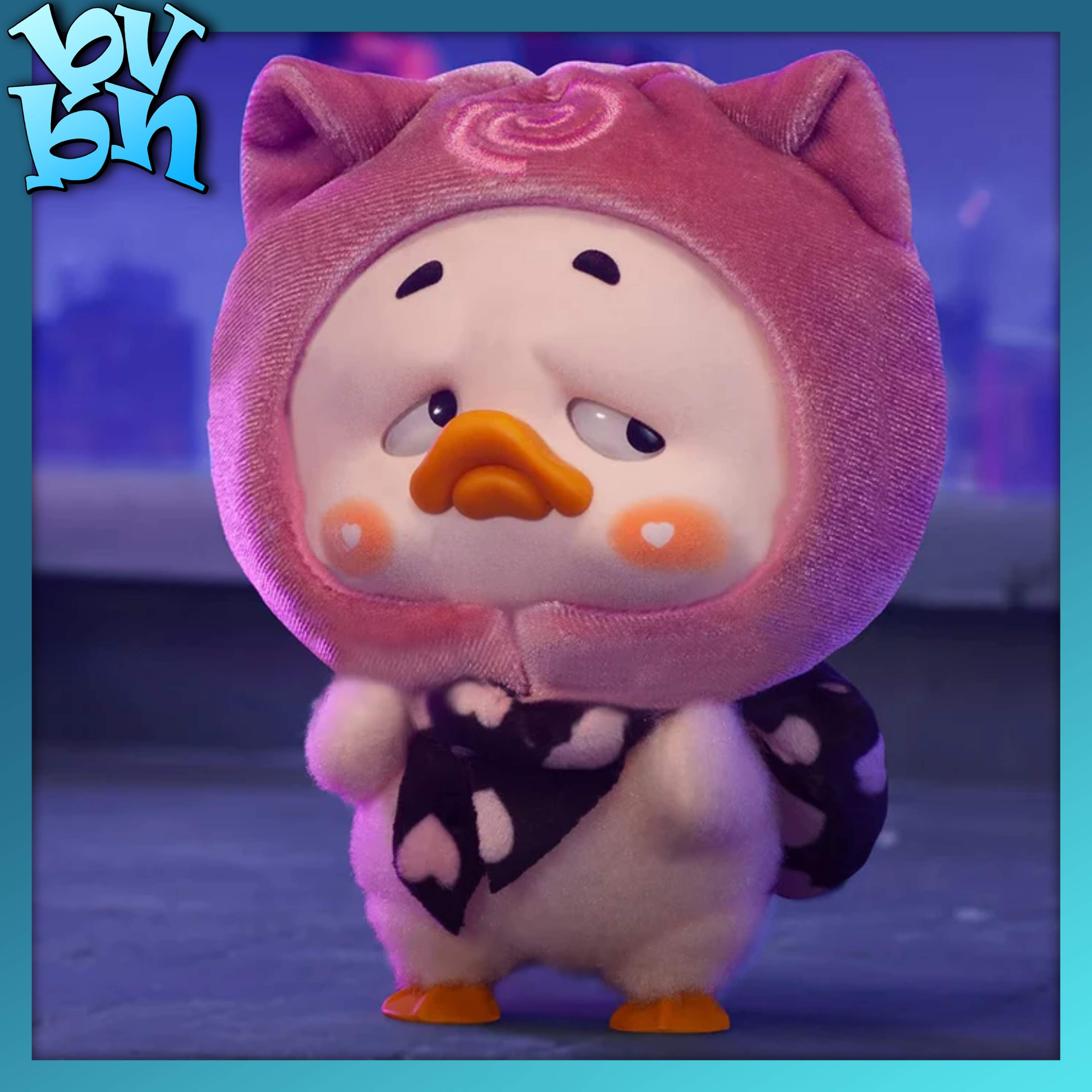 Pocket Upset Duck Colorful Player Duck Plush Keychain Blindbox