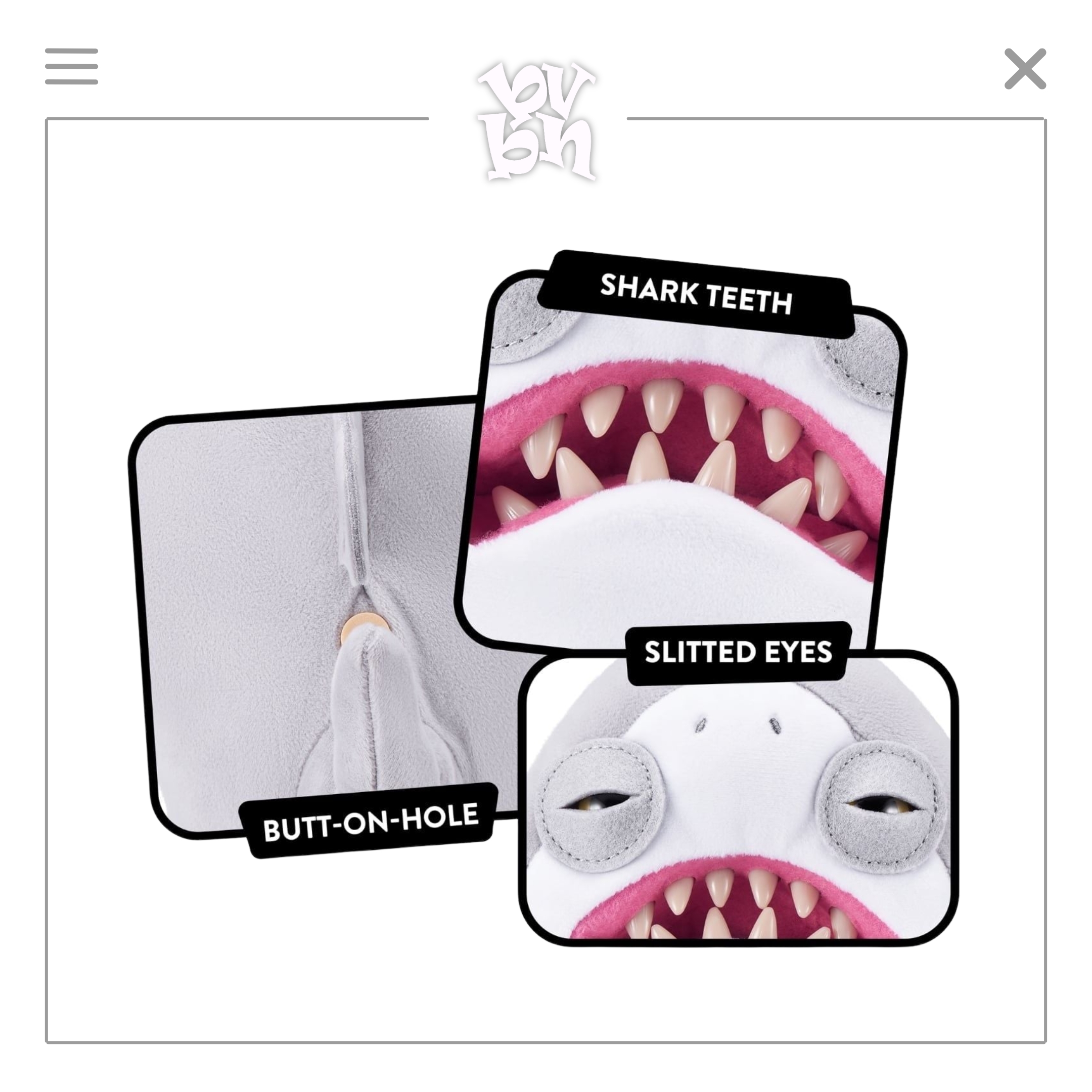 Fuggler JAWS 9 inch Cá Mập