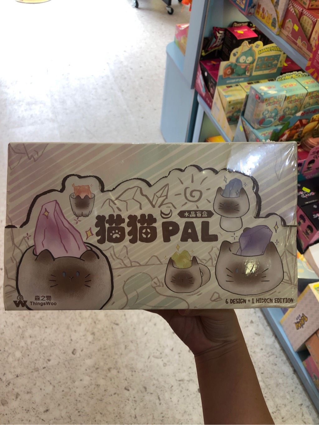 Cat Crystal Blindbox Đá Năng Lượng Pal VER 1