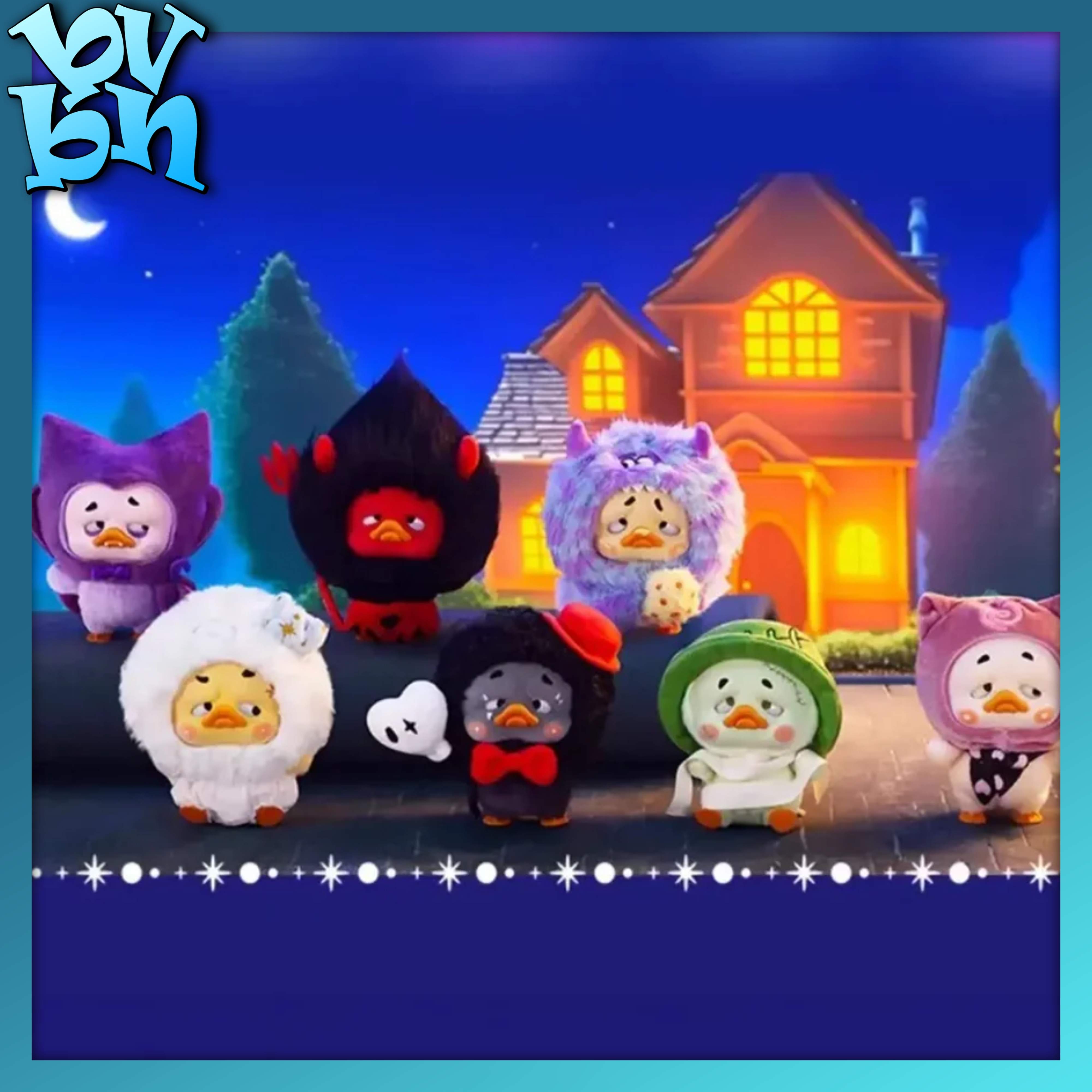 Pocket Upset Duck Colorful Player Duck Plush Keychain Blindbox