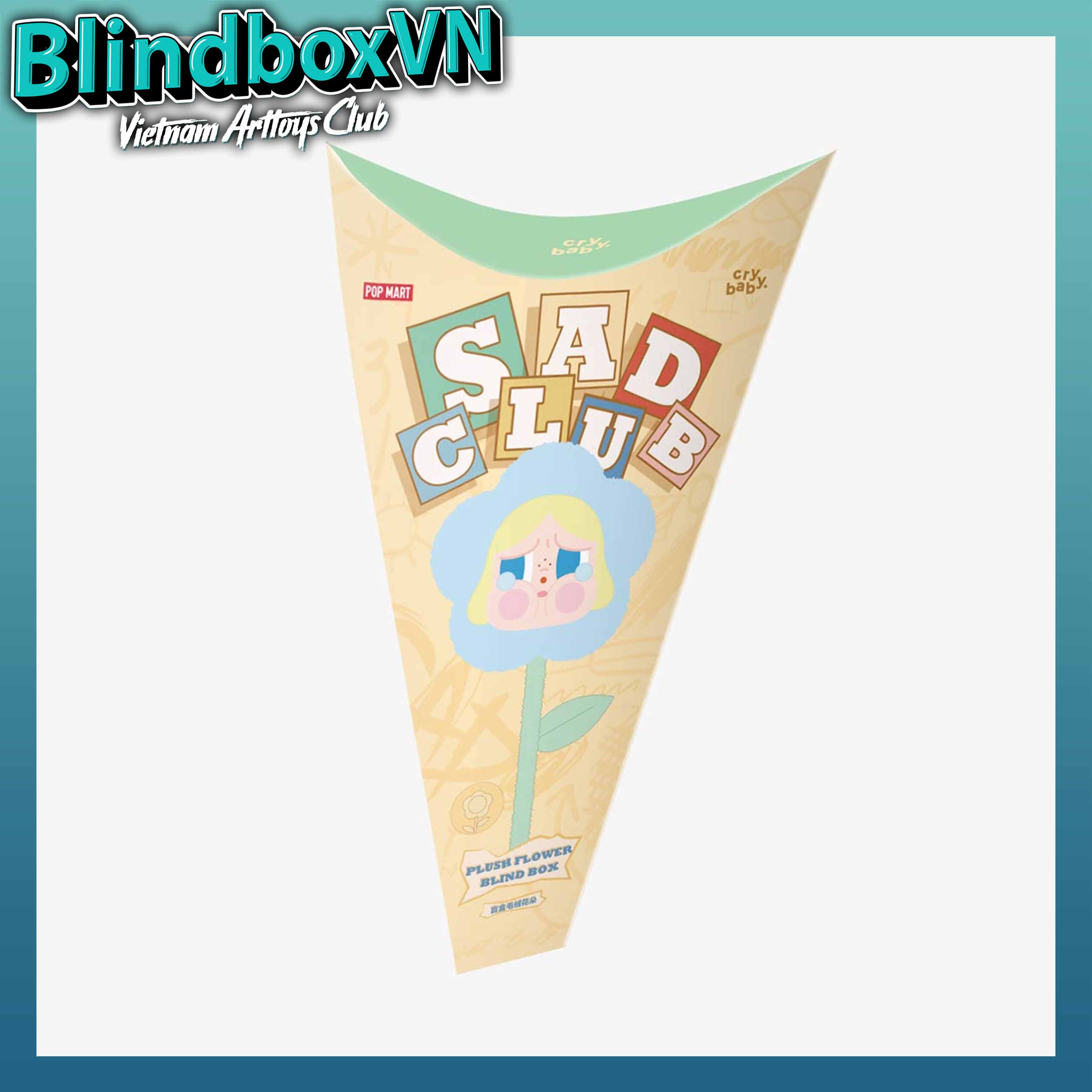 CRYBABY Sad Club Plush Flower Series Blindbox ( Chính Hãng )