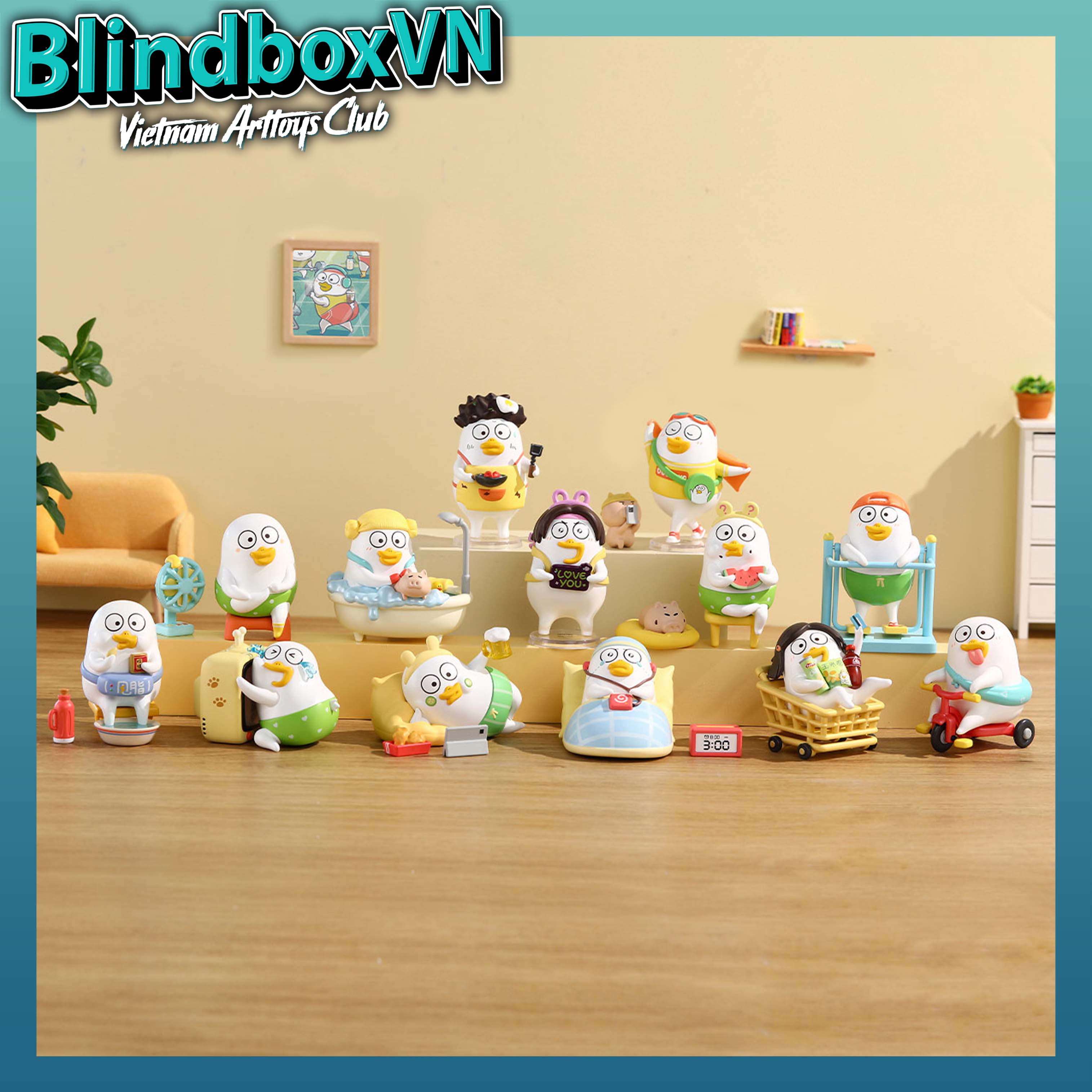 POP MART Duckyo's Leisure Life Series Figures Blind Box