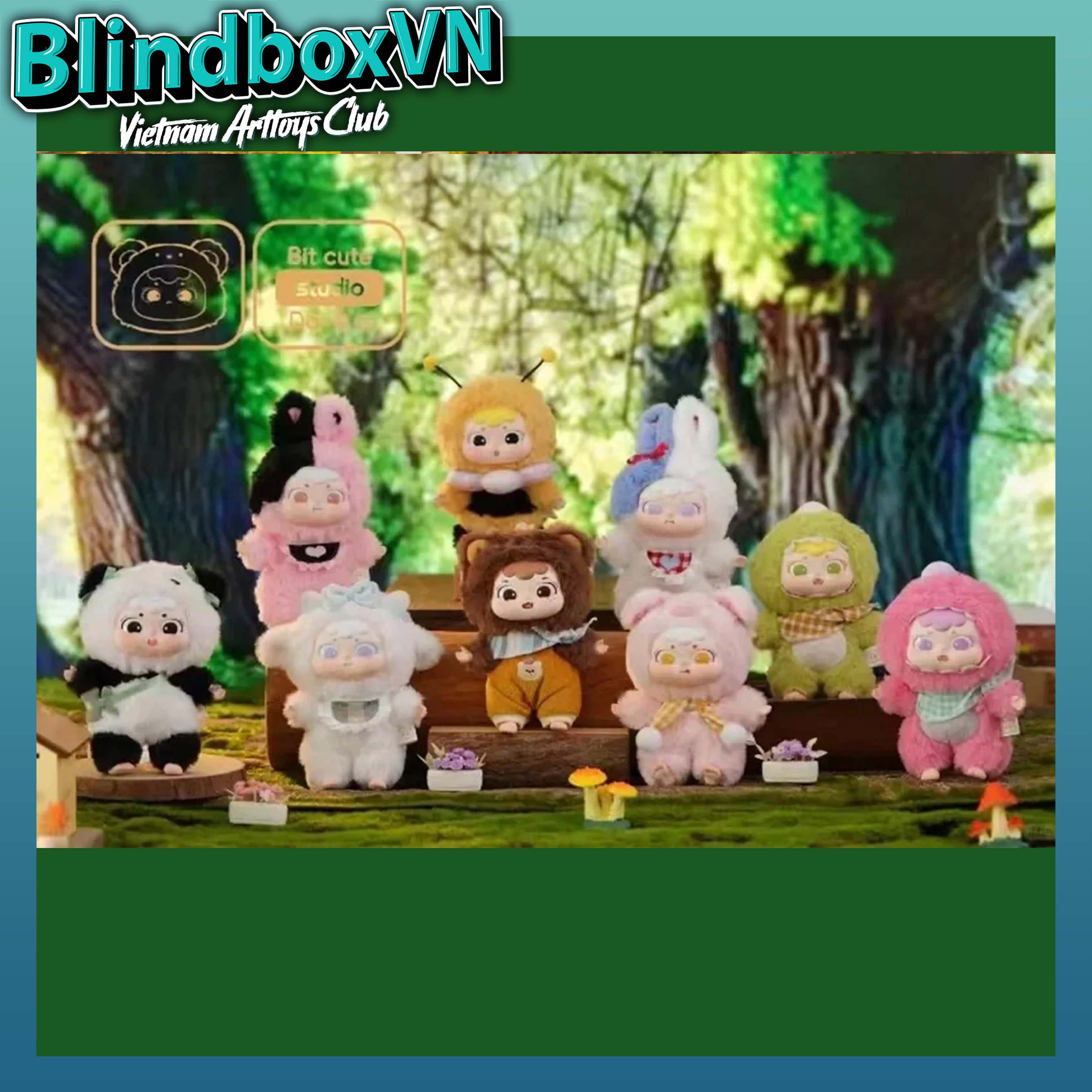 Dai's Animal Crazy Daily Plush Vinyl Doll Blind Box