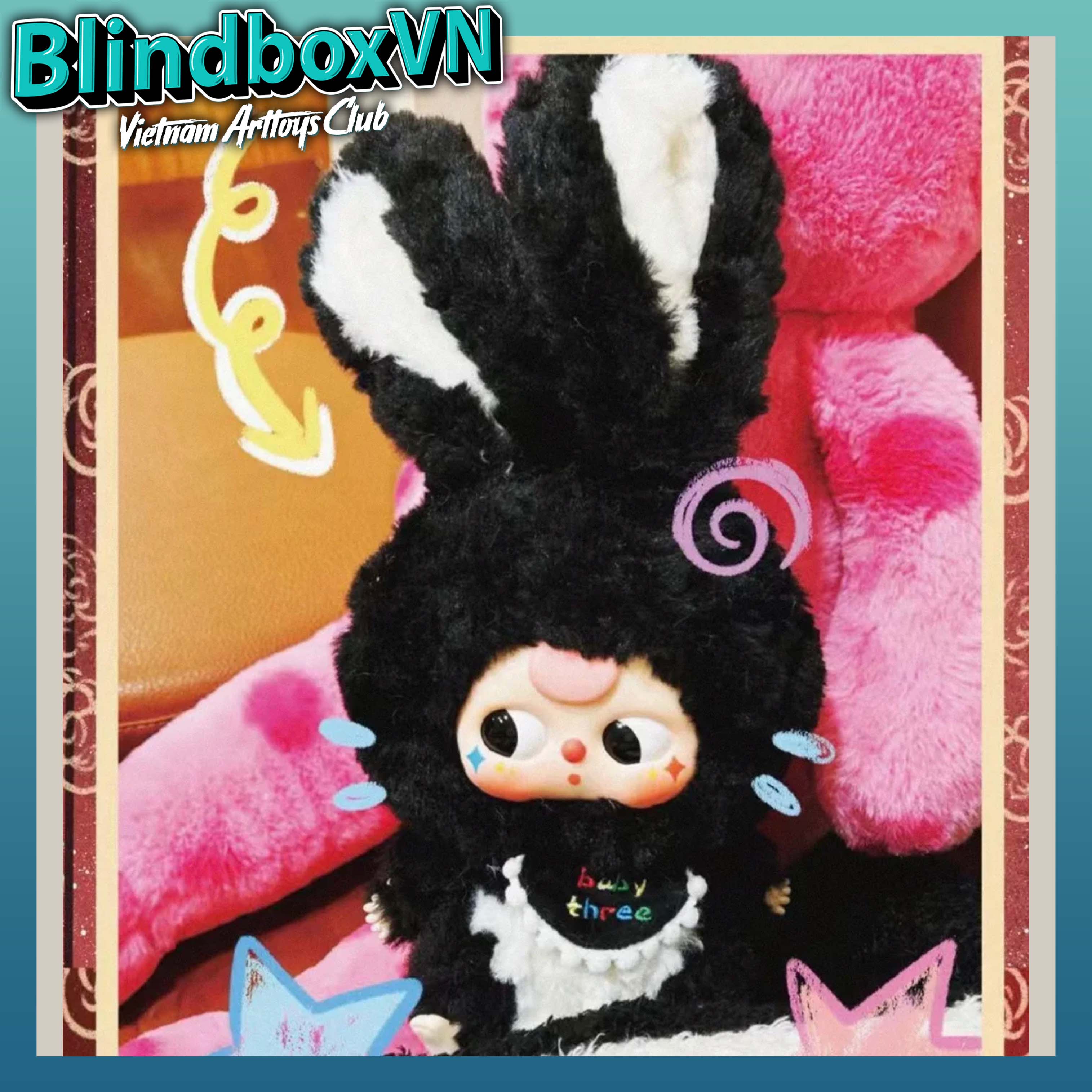 BlindBox Baby Three Lily Rabbit Town Thỏ Thị Trấn ( Chính Hãng )