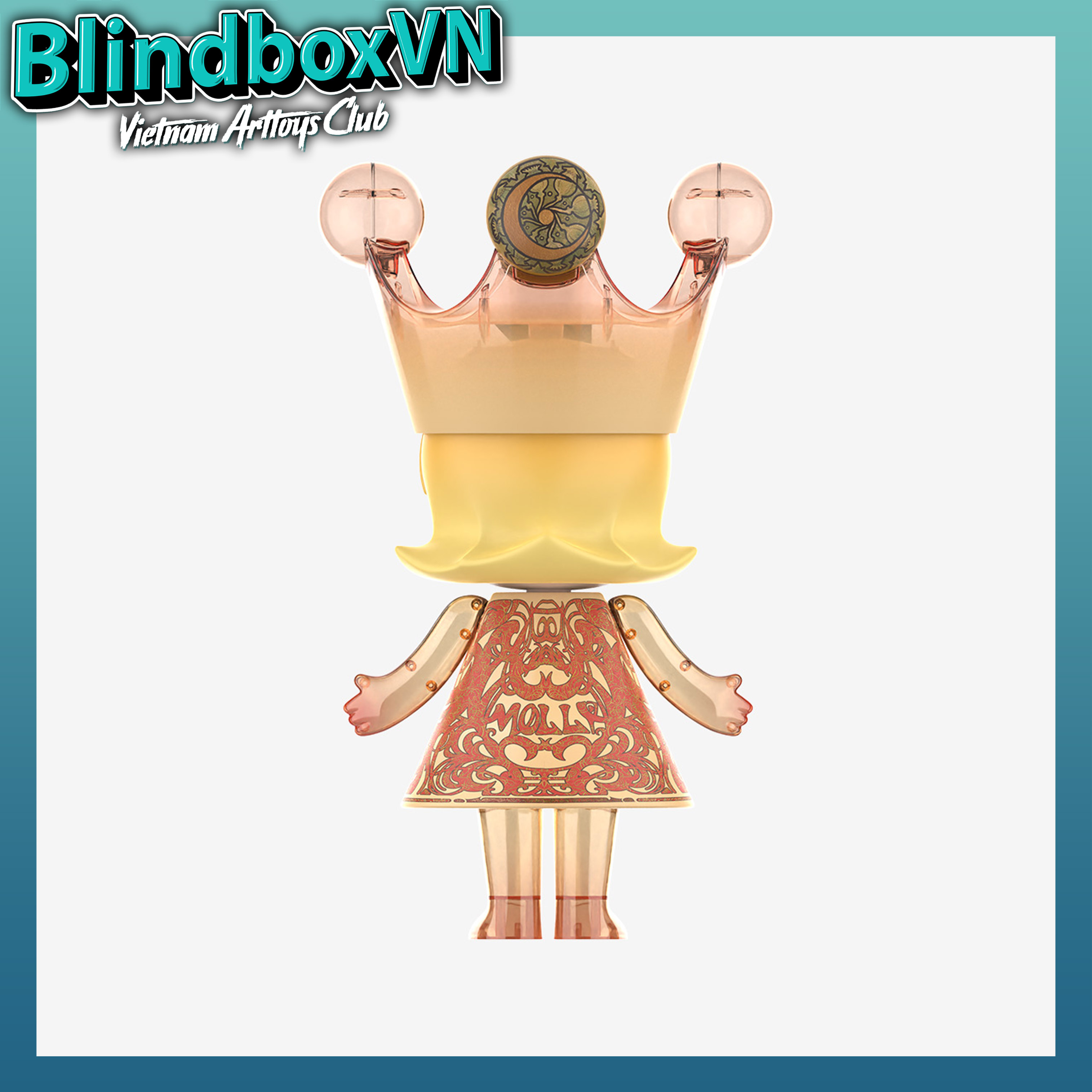 MEGA ROYAL MOLLY 1000% Mucha·Zodiac POPMART ( Chính Hãng )