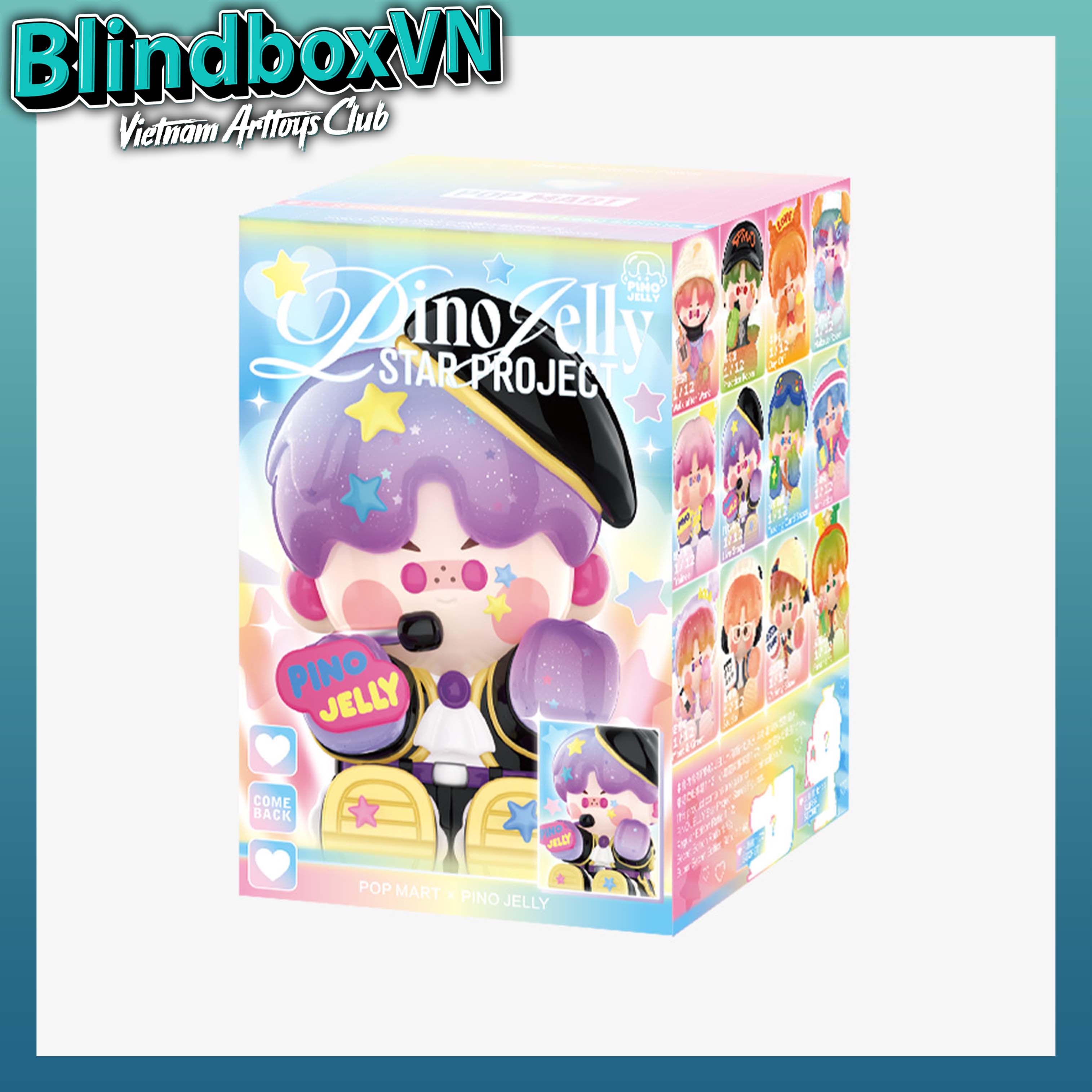 Blindbox PINO JELLY Star Project Series Figures