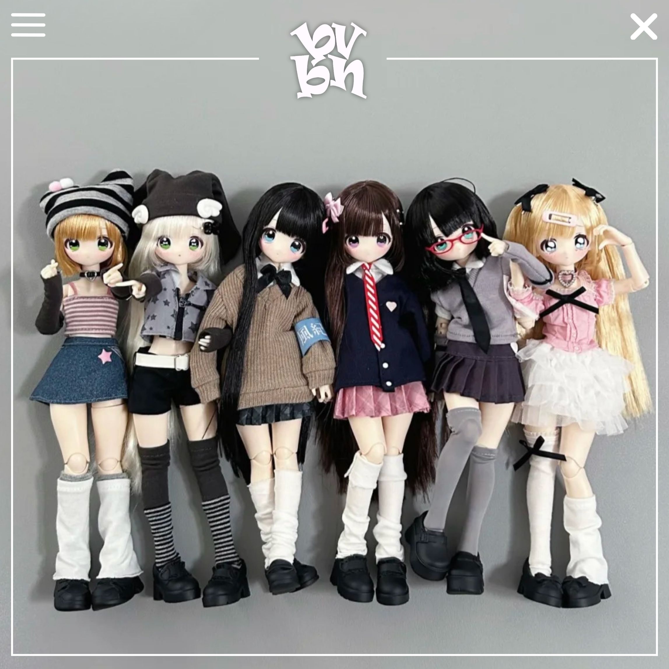 Miralab Dont Touch My Bangs Series BJD Doll Blindbox Series