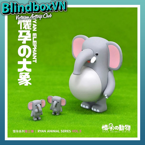 BLIND BOX CÓ BẦU RYAN ANIMAL SERIES 3