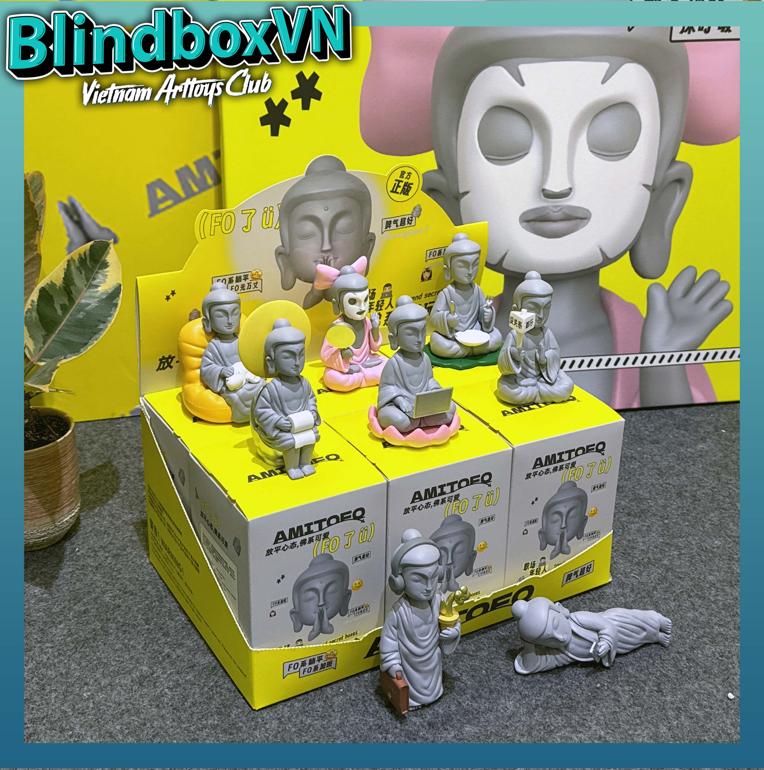 AMITOFO Good Mindset Buddhist-Style Trend Blind Box