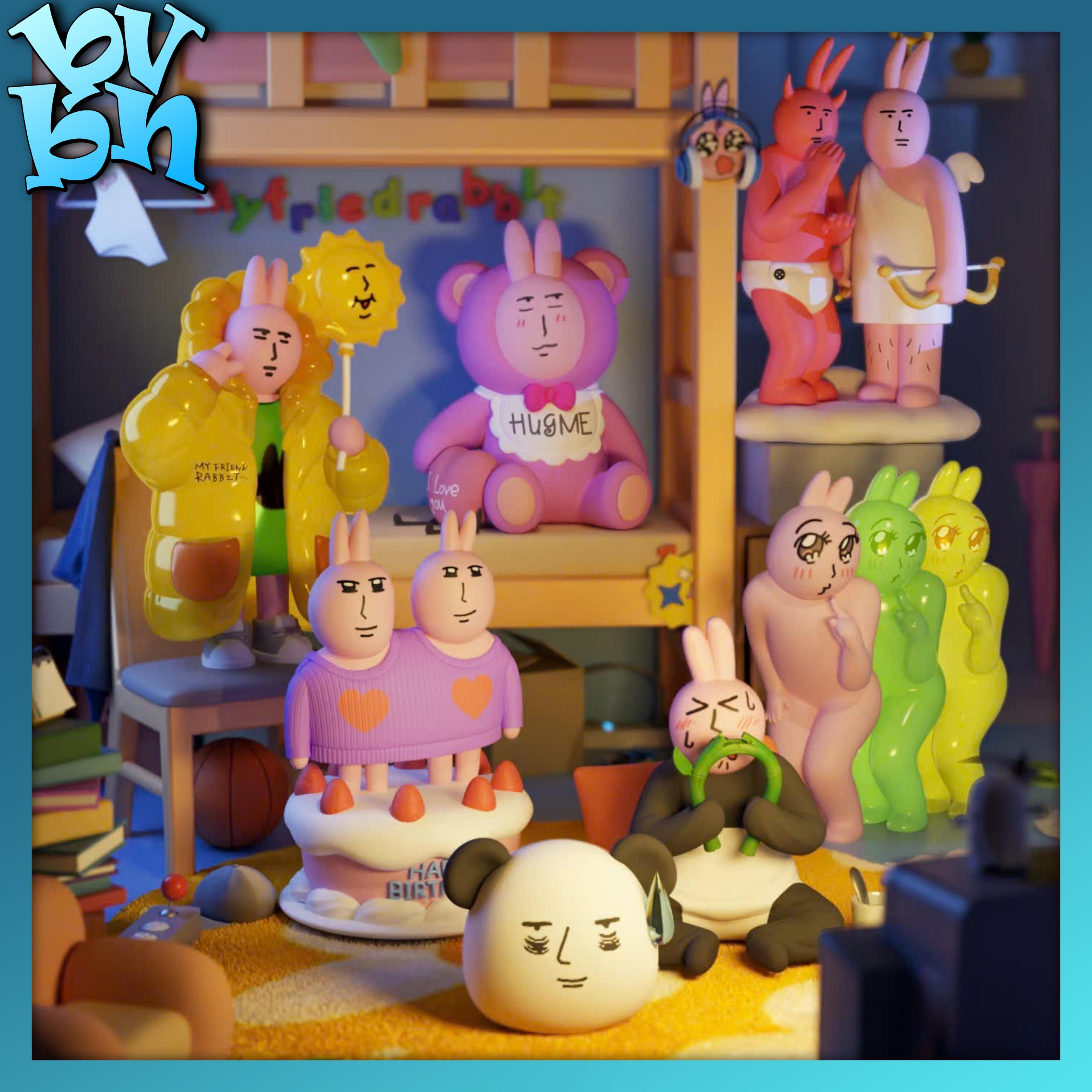 My Friend Rabbit Beautiful Mood Series Blindbox