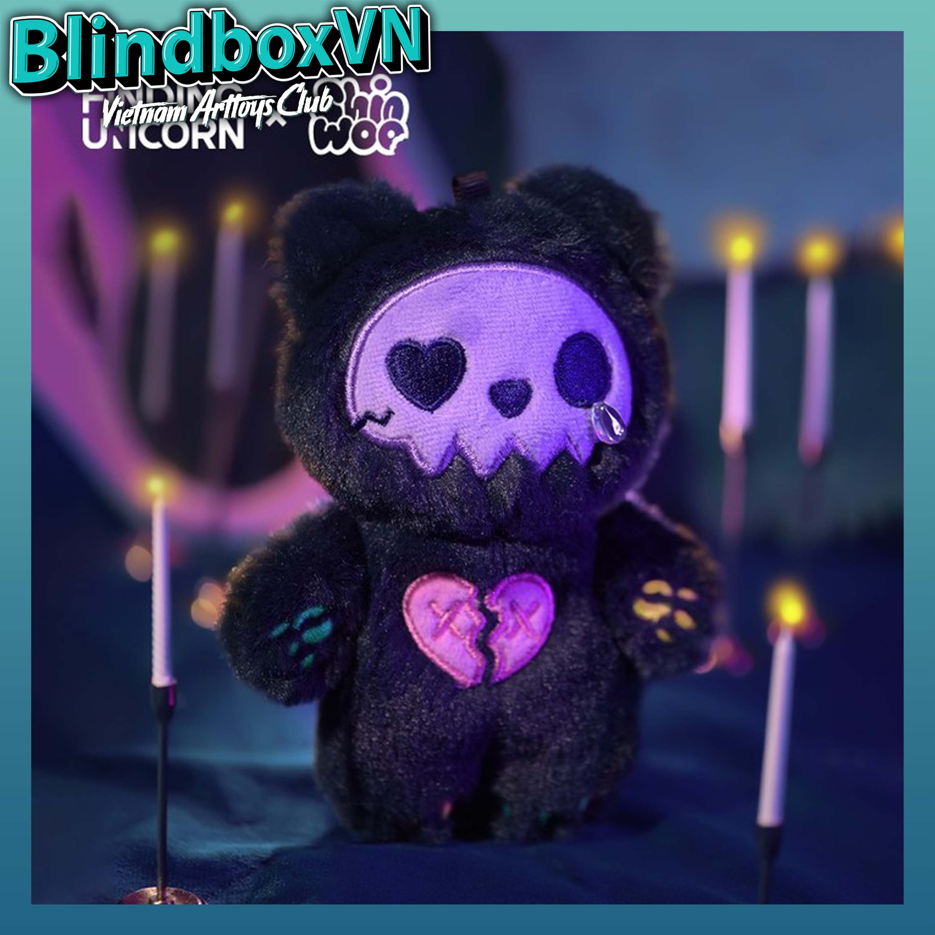 FINDING UNICORN ShinWoo Vampire Candy Shop Series Plush Blind Box